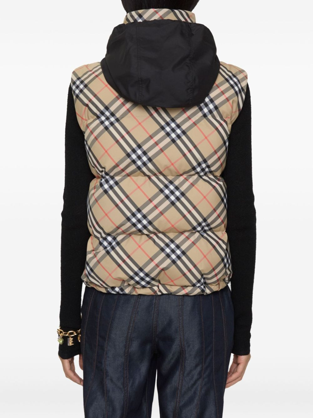 check puffer gilet - 4