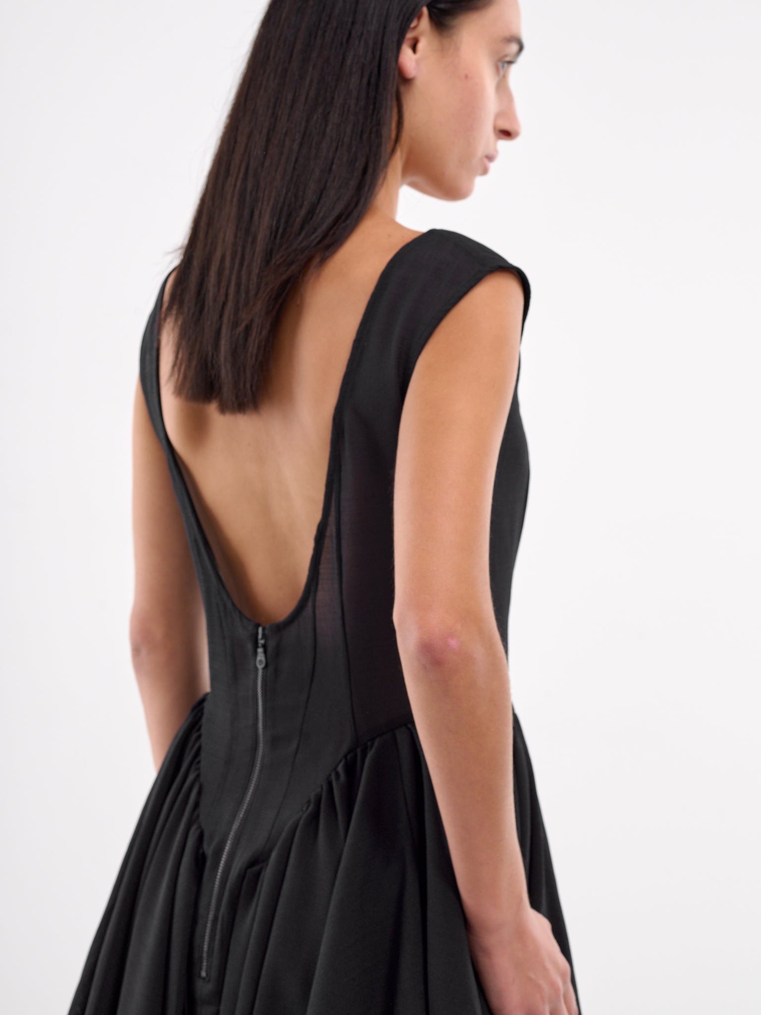 Ruffled Cocktail Dress - 5