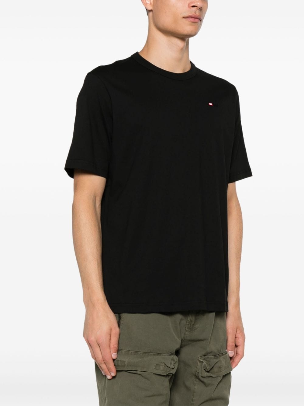 logo-embroidered T-shirt - 3