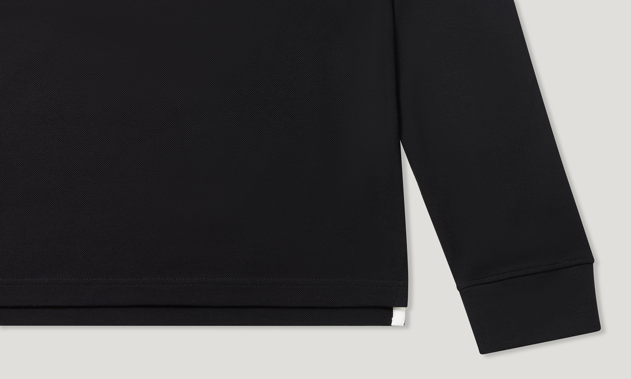 TIPPED LONG SLEEVED POLO - 3