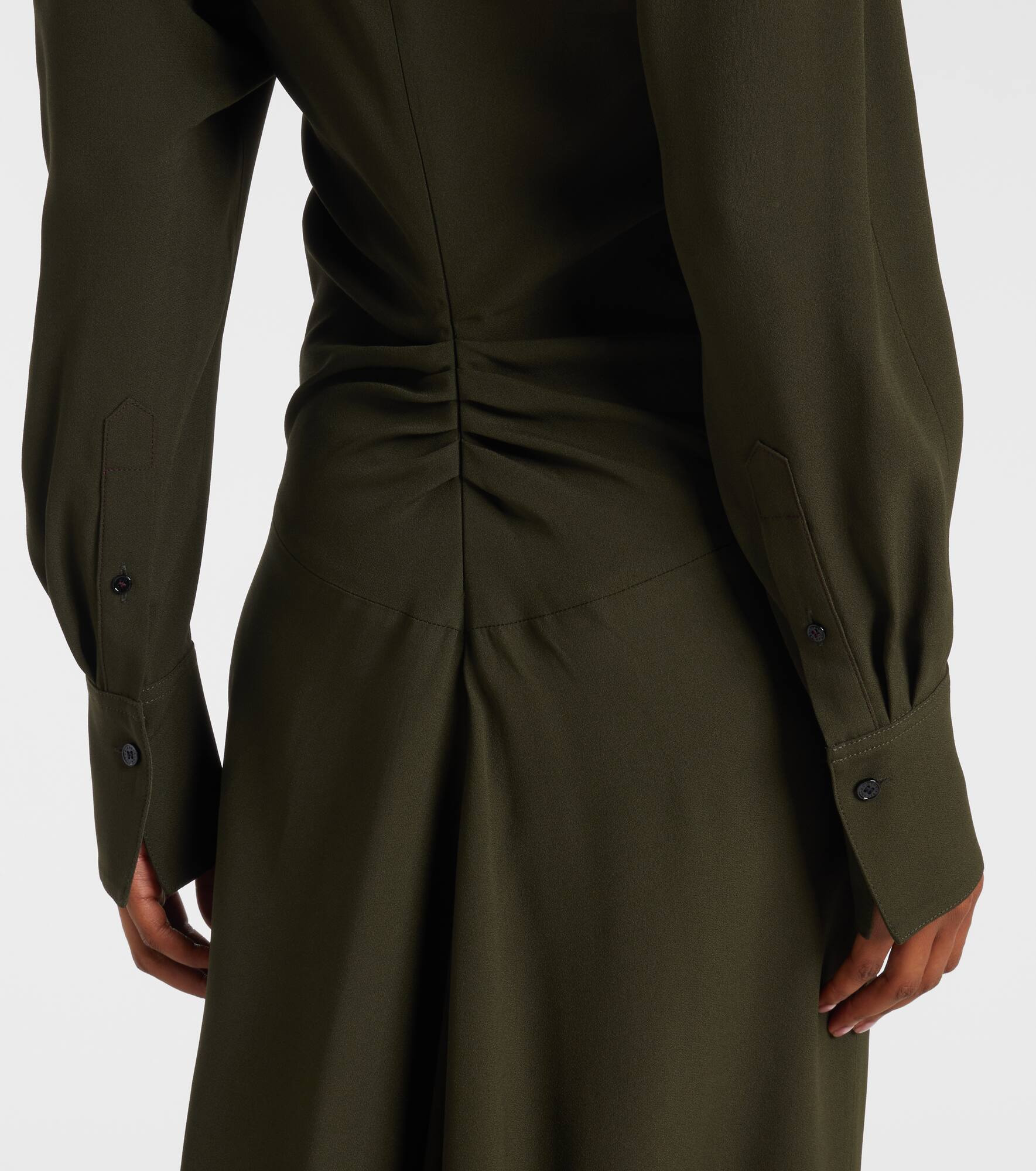 Asymmetric midi dress - 5