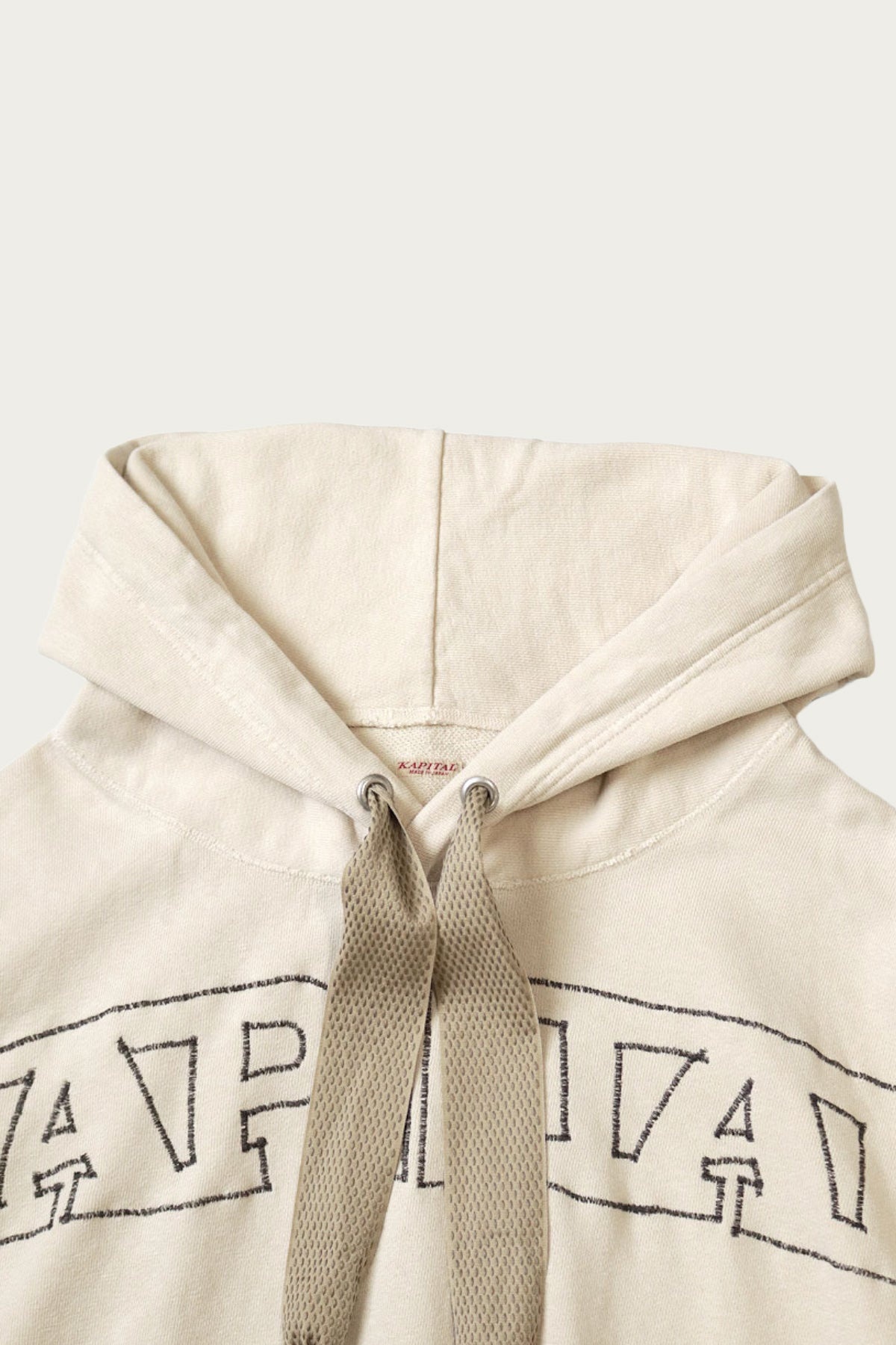 SWT Knit DEVIL Hoodie (KAPITAL Embroidery) - Natural - 2