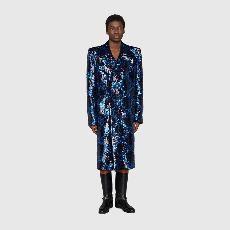 The Hacker Project GG sequin coat 3