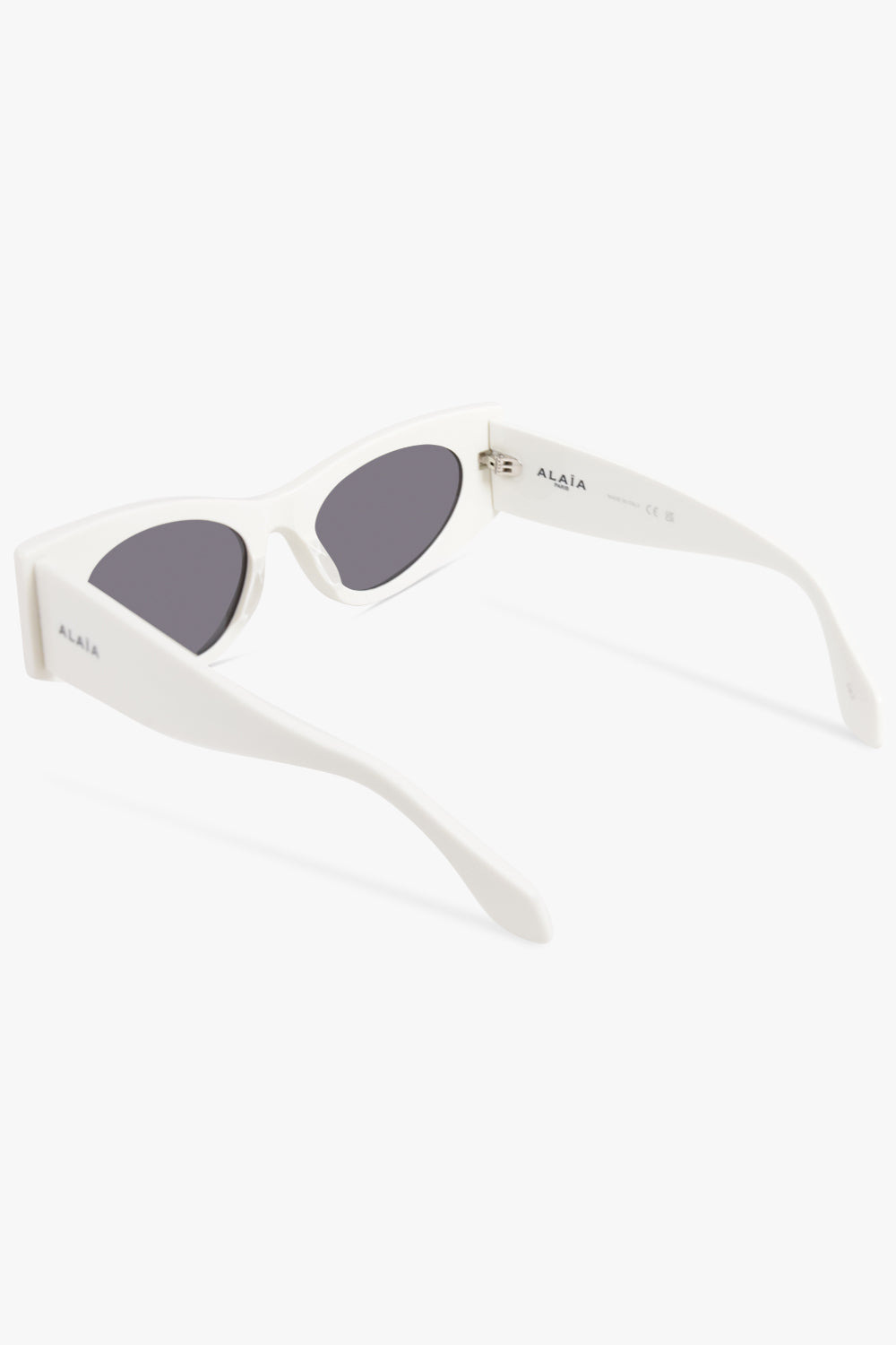 AA0075S CAT EYE RECTANGULAR SUNGLASSES | WHITE - 3