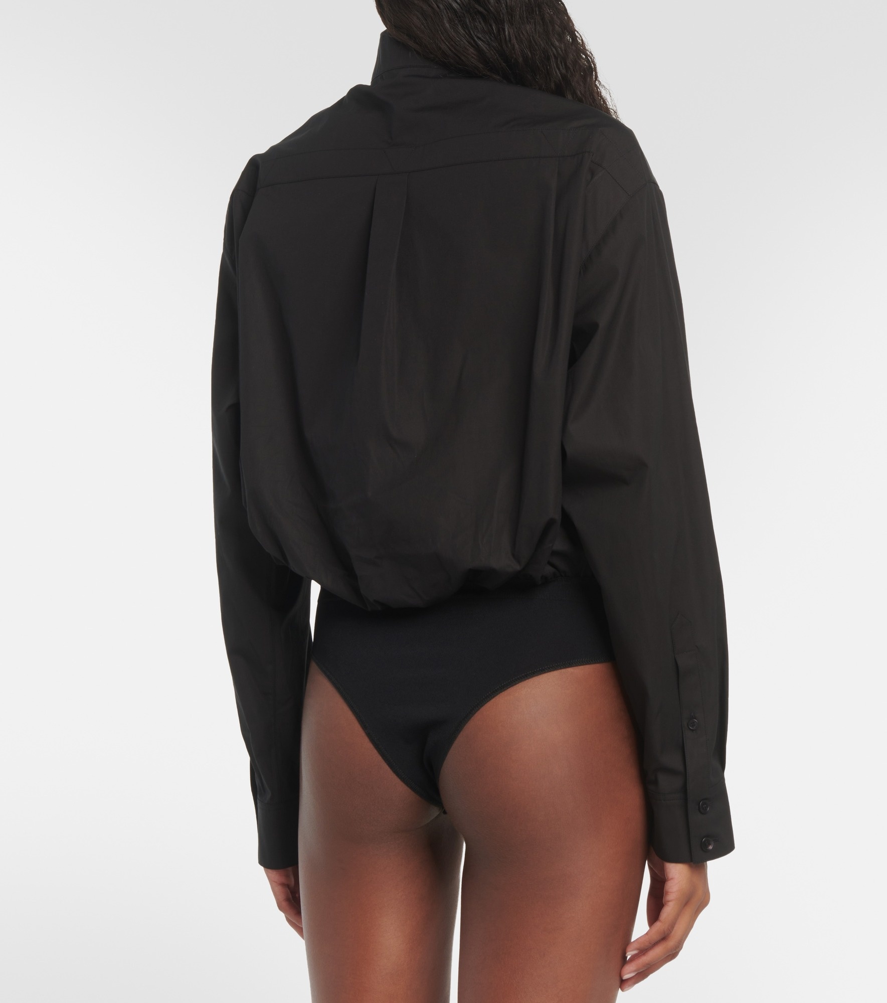 Cotton poplin bodysuit - 4