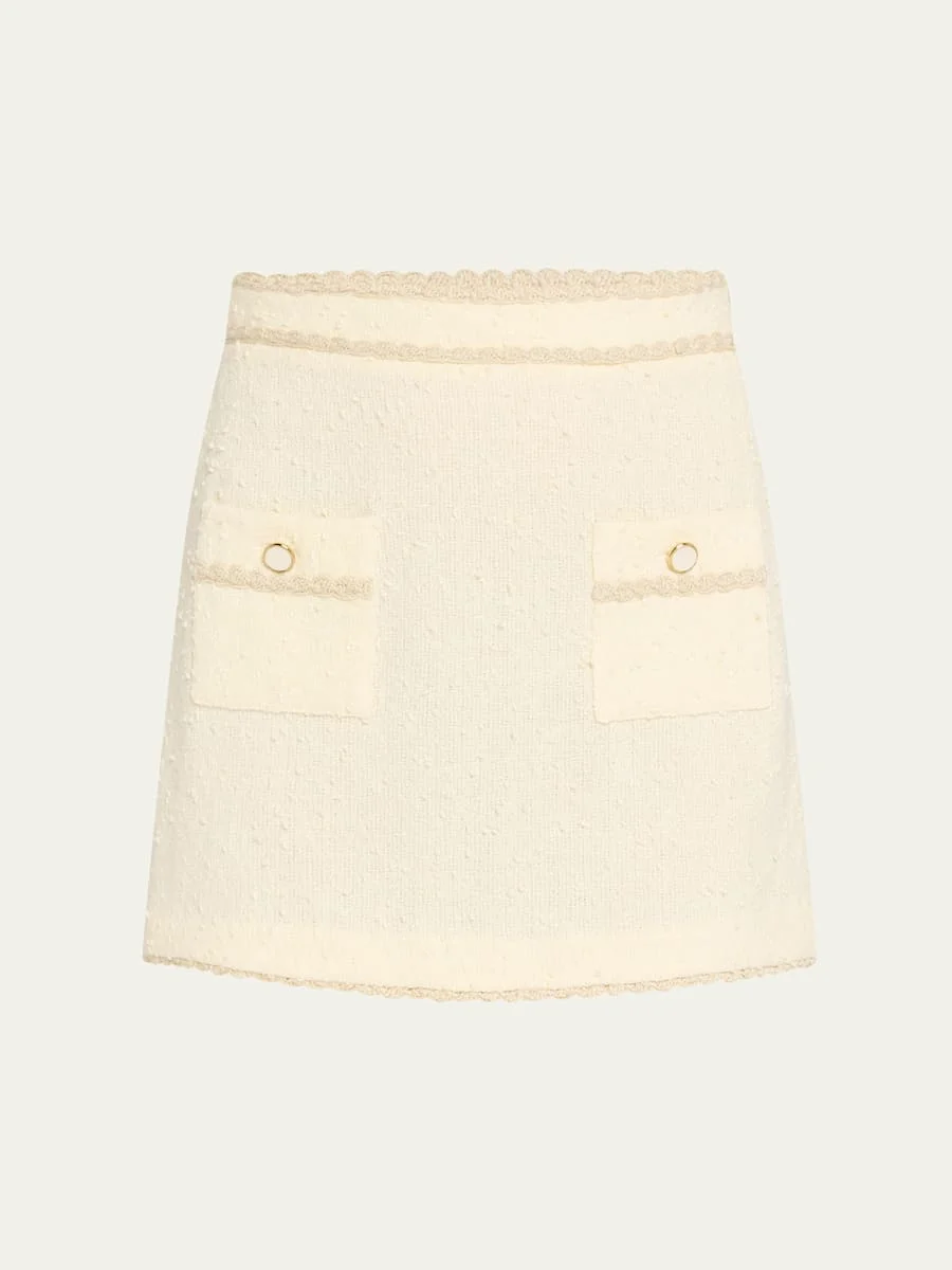 Leighton Boucle Mini Skirt - 1