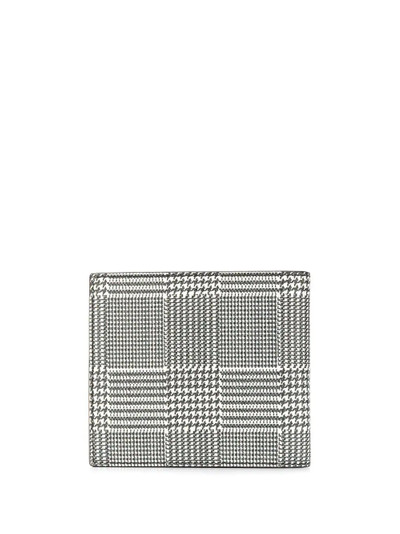 Thom Browne check 4-bar bi-fold wallet outlook