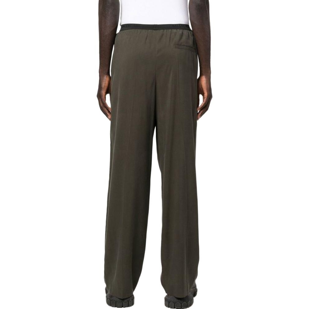 Balenciaga Elastic Pants 'Khaki' 675490TMO152840 - 4