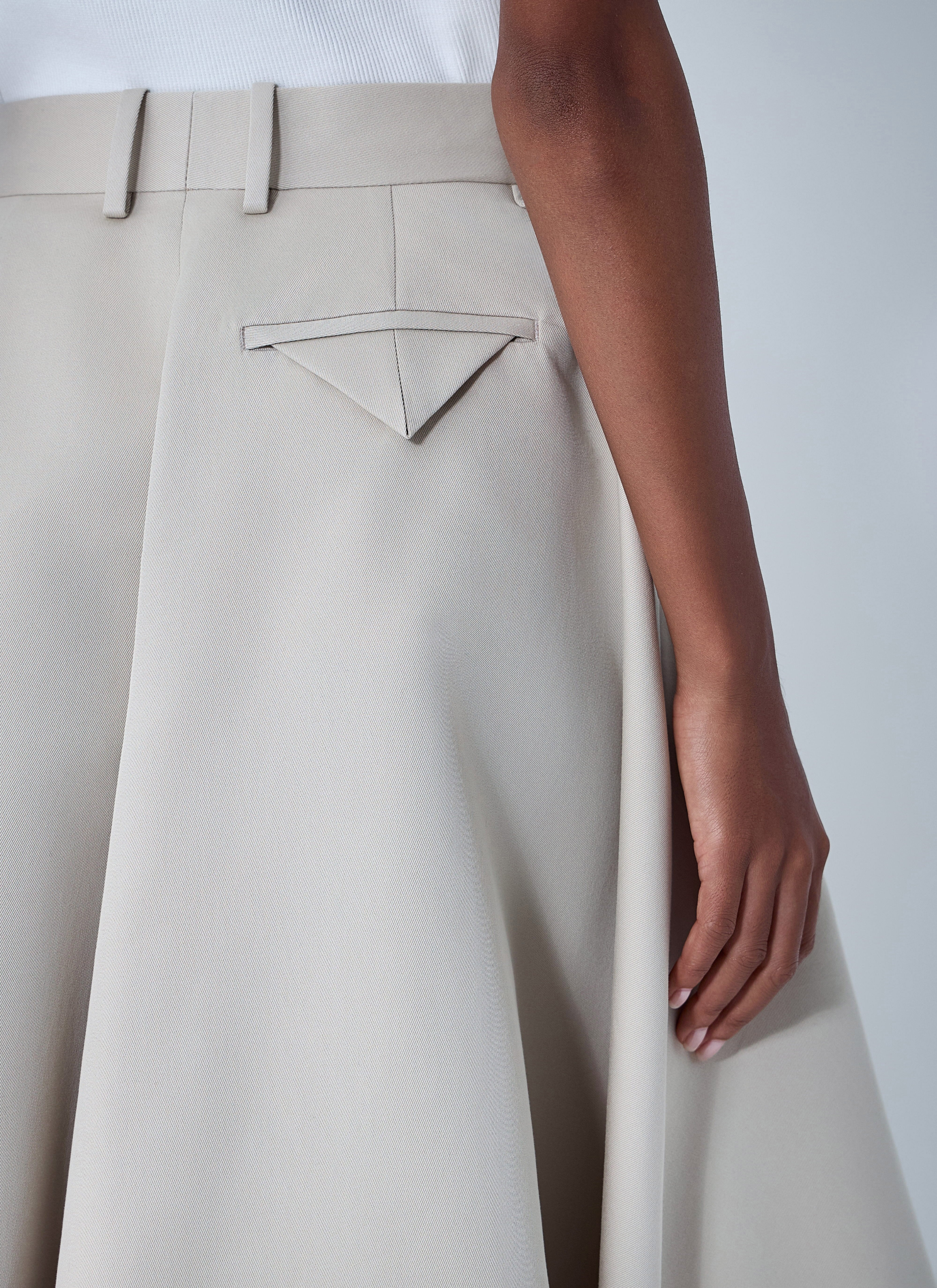 Bottega Veneta Women Silk-And-Cotton-Twill Culotte - 6