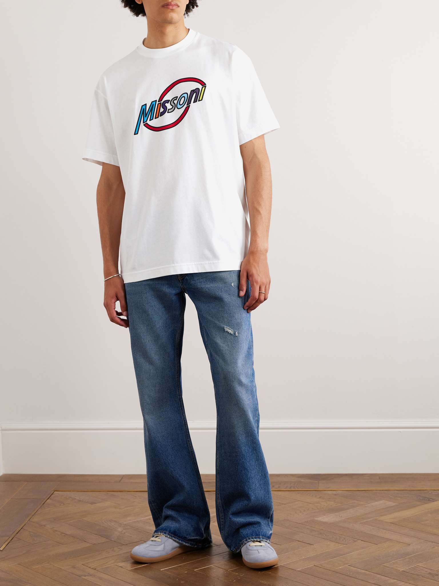 Logo-Print Cotton-Jersey T-Shirt - 2