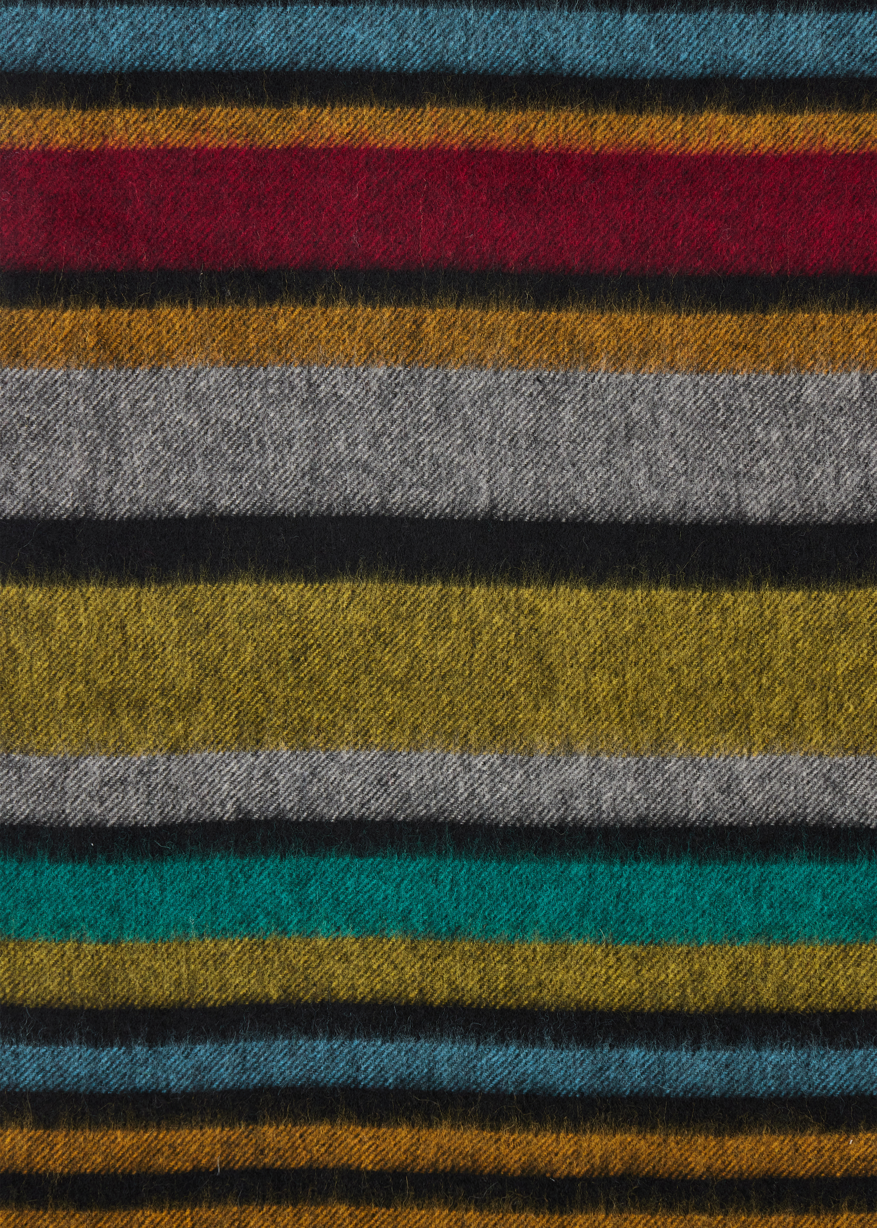 'Signature Stripe' Cashmere Scarf - 3