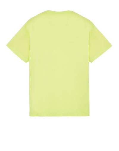 Stone Island 24113 GARMENT-DYED 60/2 COTTON JERSEY  LEMON outlook