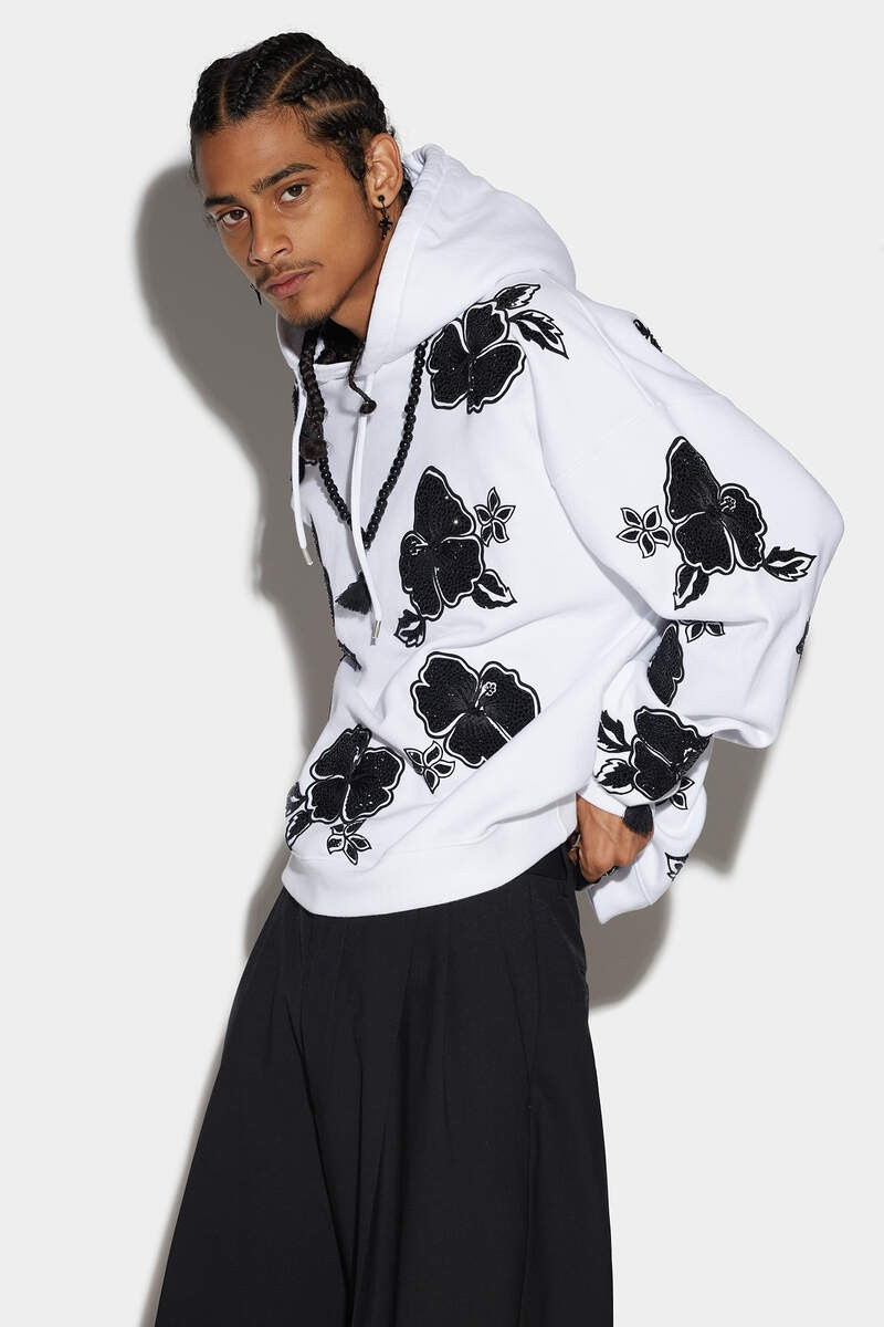 GOTH FLOWERS HERCA HOODIE 1