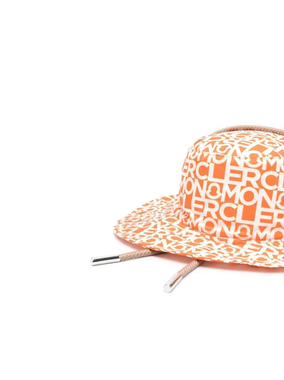 Moncler all-over graphic-print sun hat outlook