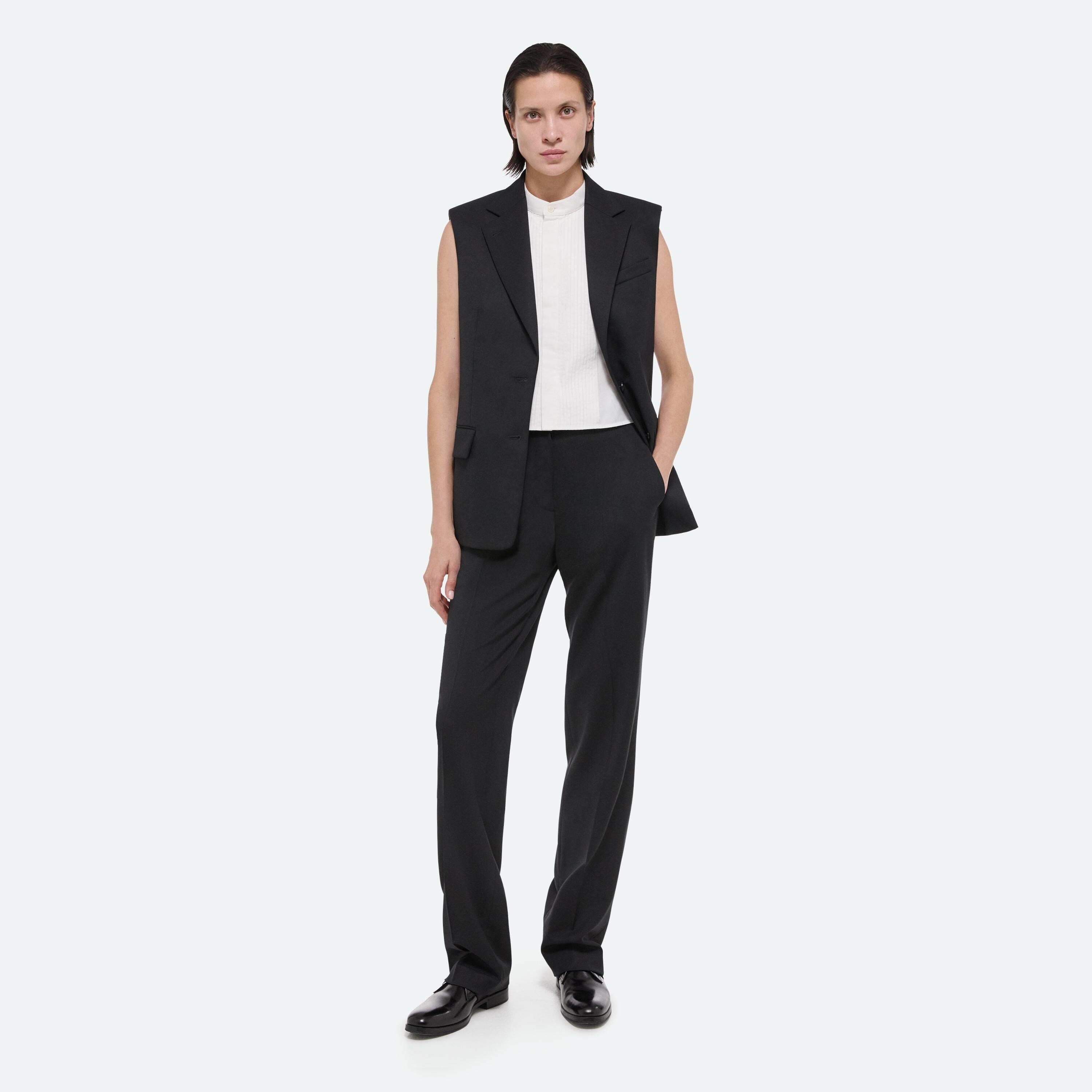 VIRGIN WOOL CLASSIC VEST - 2