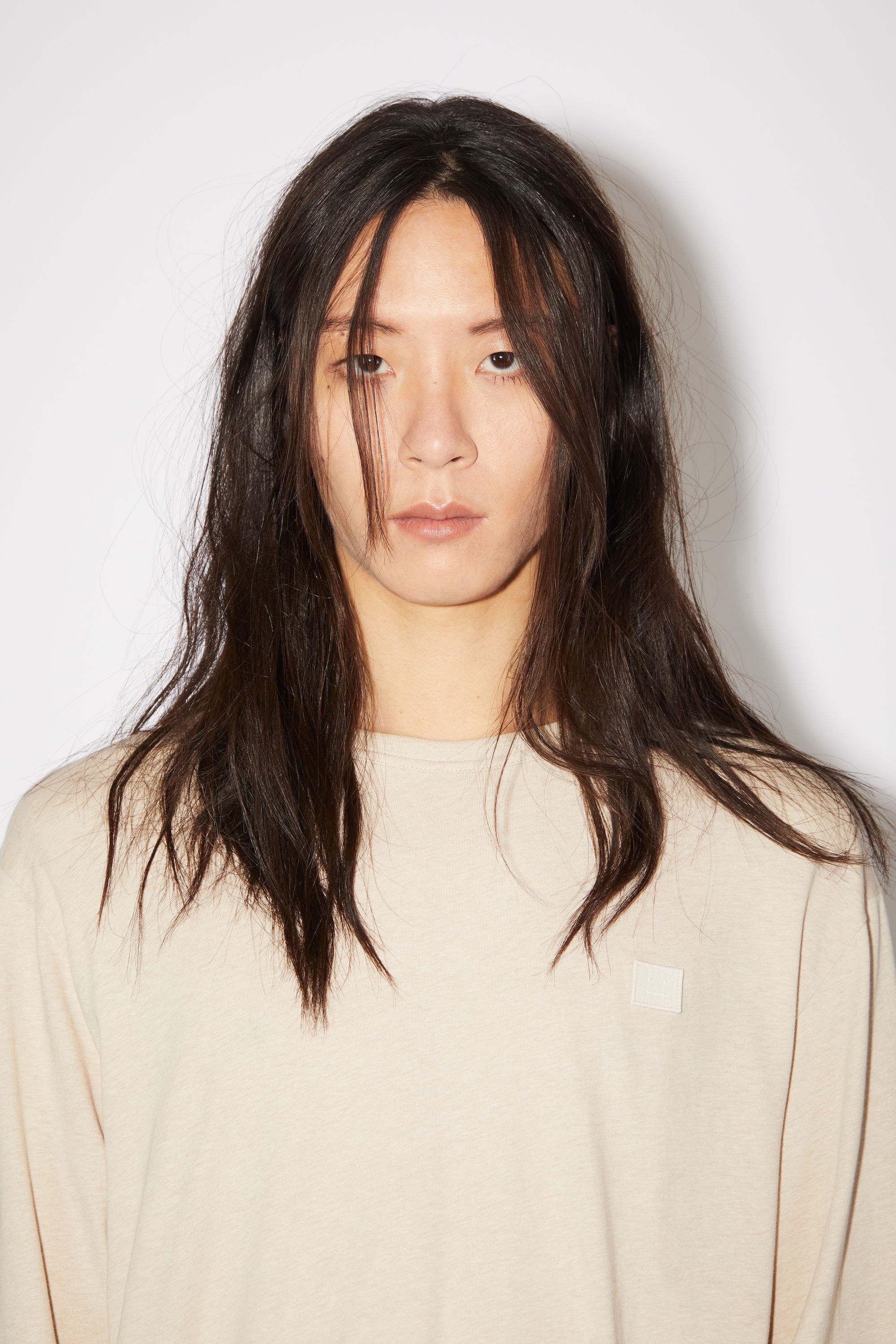 Long sleeve t-shirt - Oatmeal melange - 5