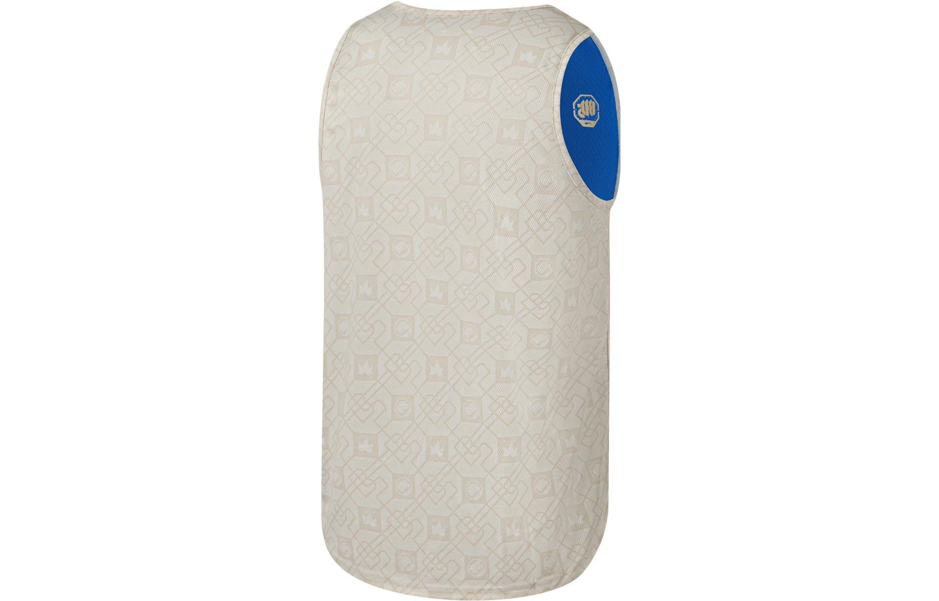 Li-Ning BadFive Jiang Zuo Feng Liu Reversible Basketball Tank 'White Blue Gold' AAYS261-1 - 2