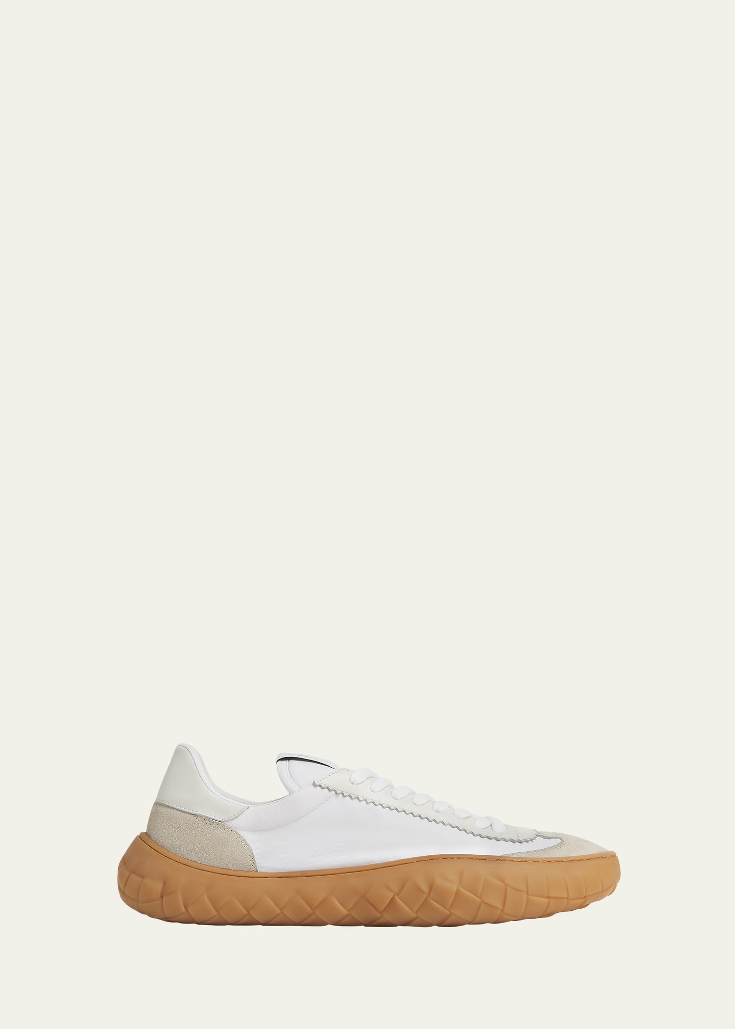 Men's Spoutnik Nylon and Suede Low-Top Sneakers - 1