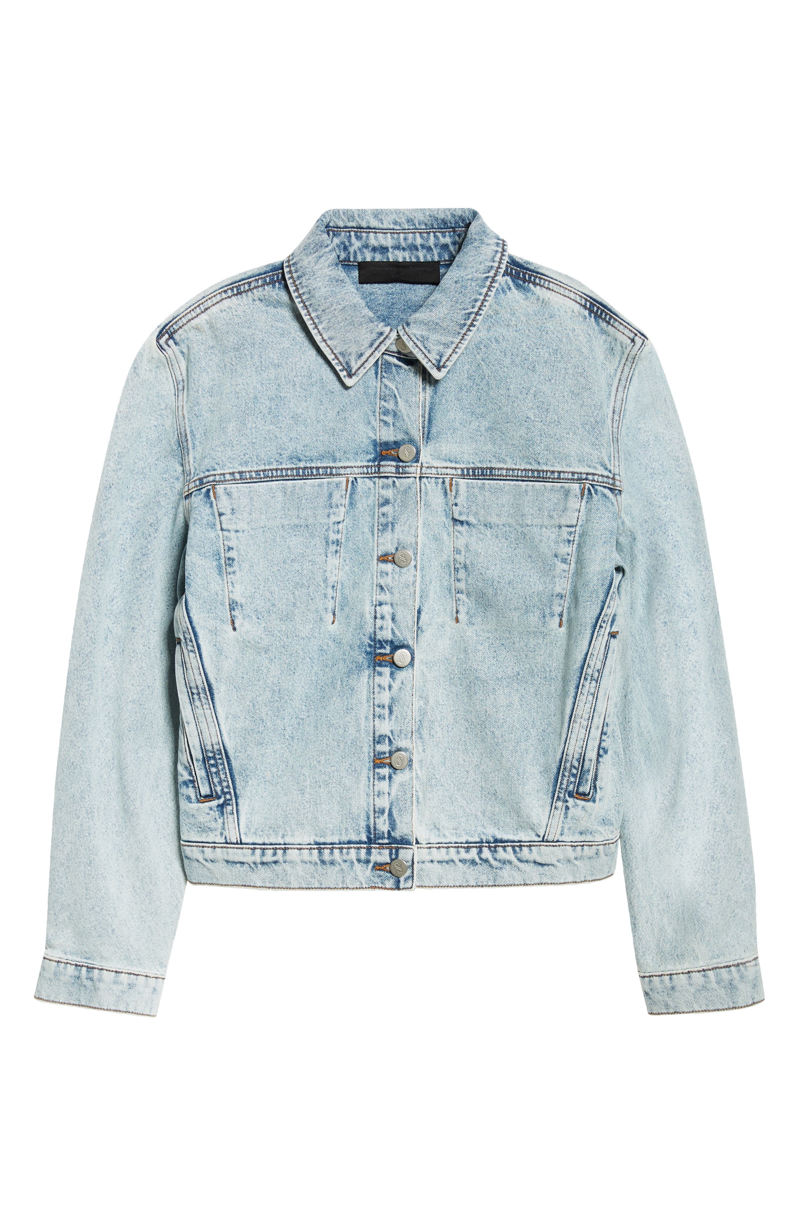 Proenza Schouler Lawrence Denim Jacket in Classic Wash at Nordstrom - 7