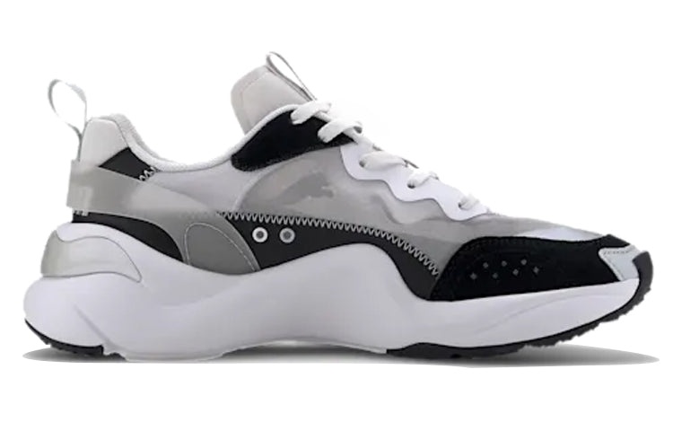 (WMNS) PUMA Rise 'Black White' 371777-02 - 2