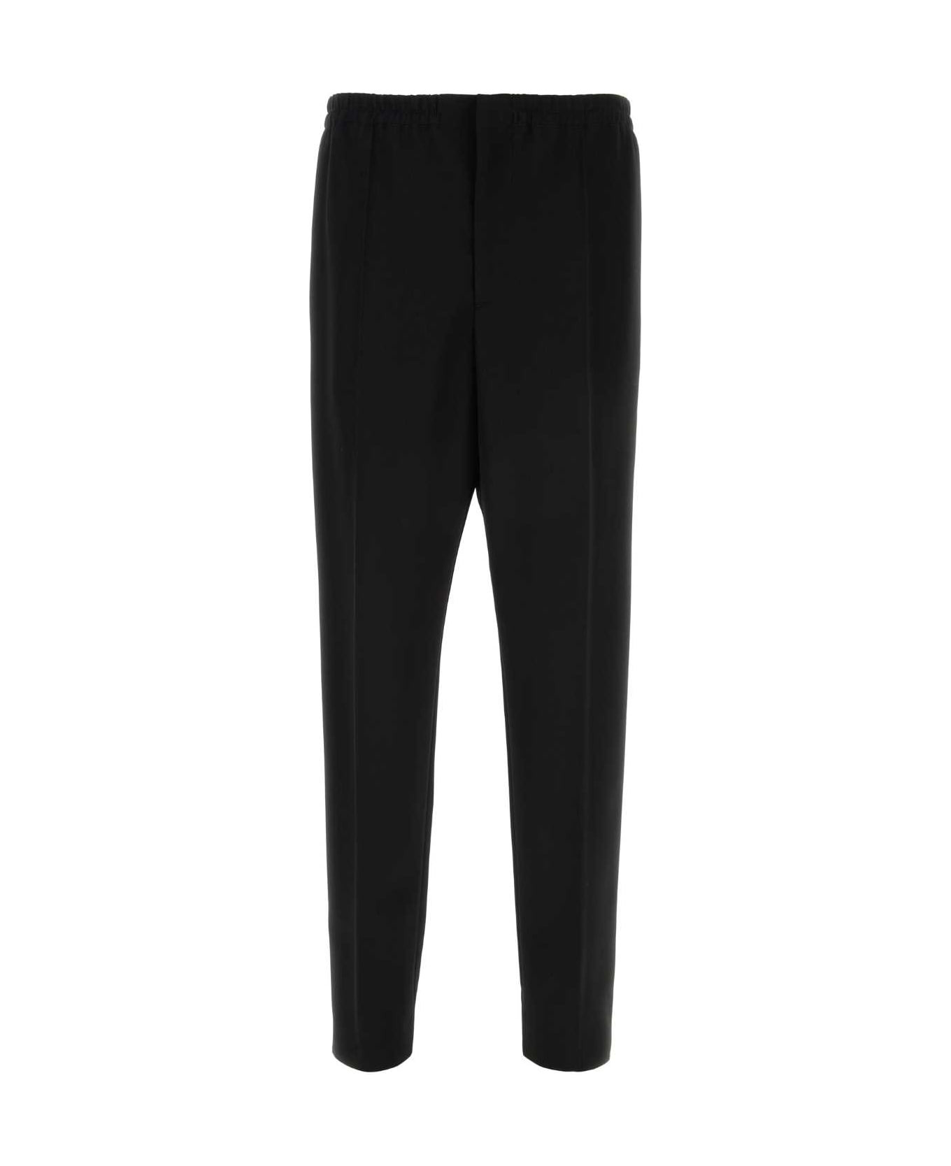 Black Wool Pant - 1