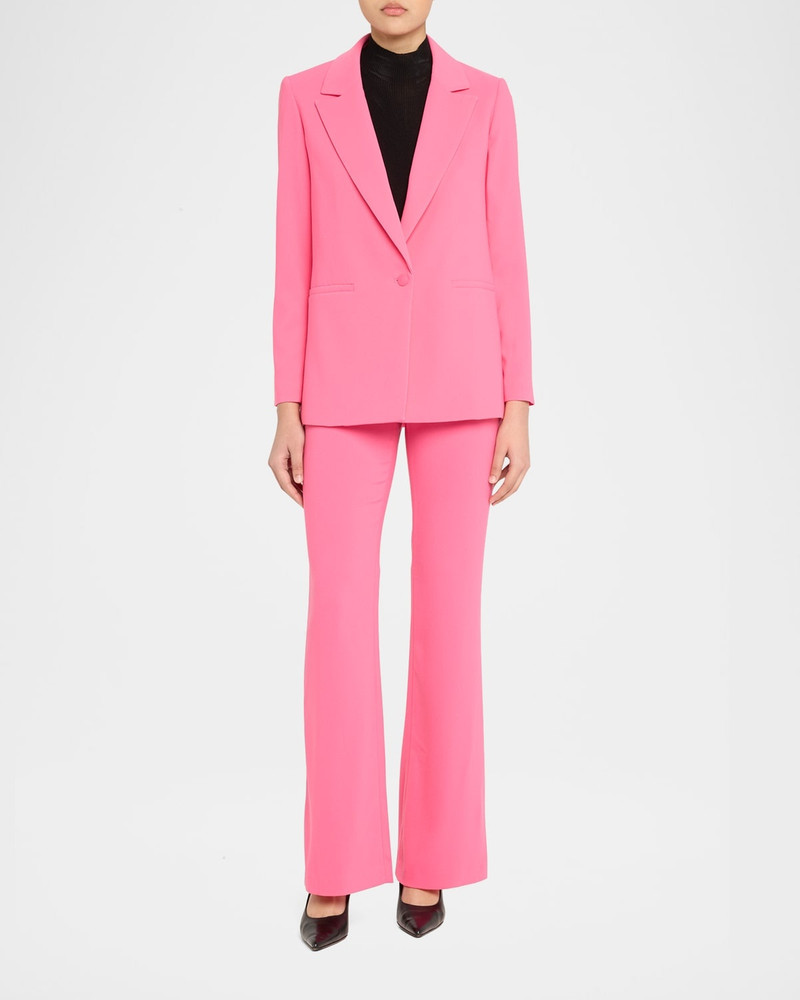 Alice + Olivia Denny Notch-Collar Boyfriend Blazer outlook