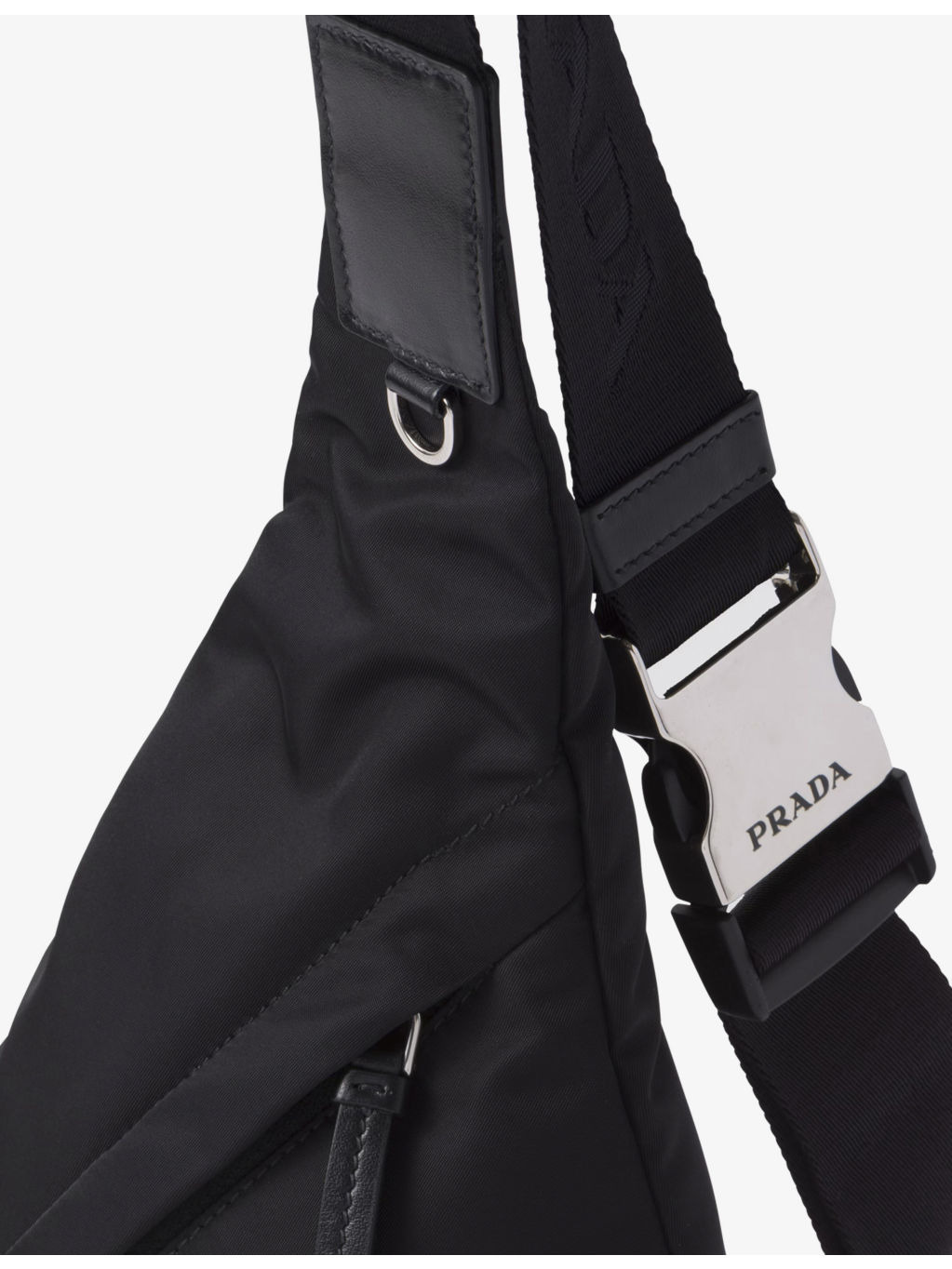 Re-Nylon recycled-nylon and leather backpack - 6