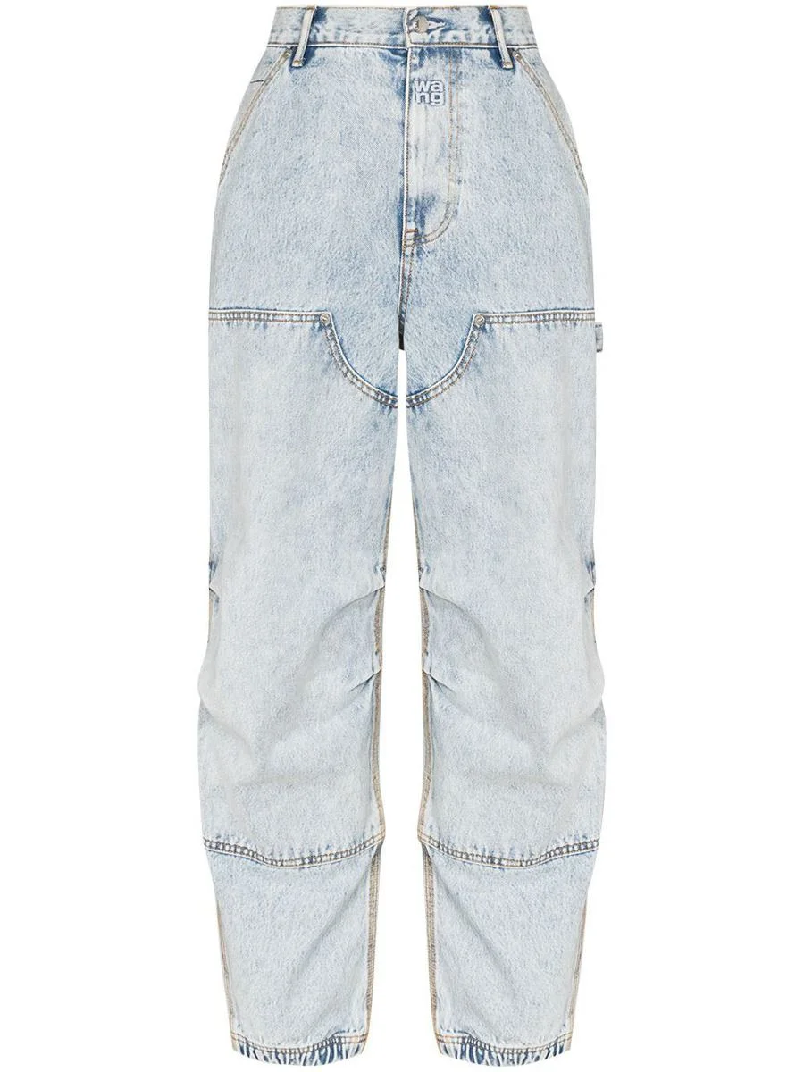 ALEXANDER WANG CARPENTER WIDE-LEG JEANS - 1