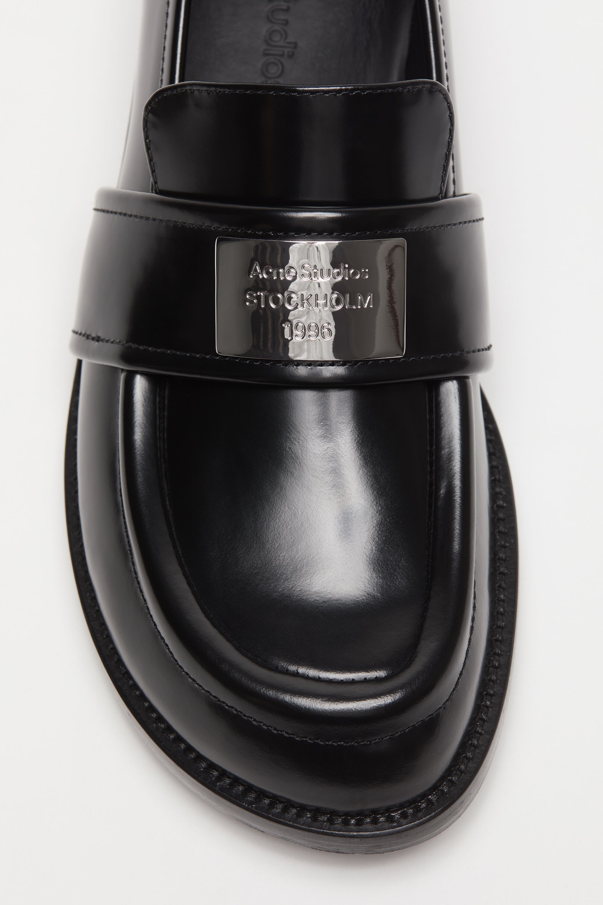 Leather loafers - Black - 5