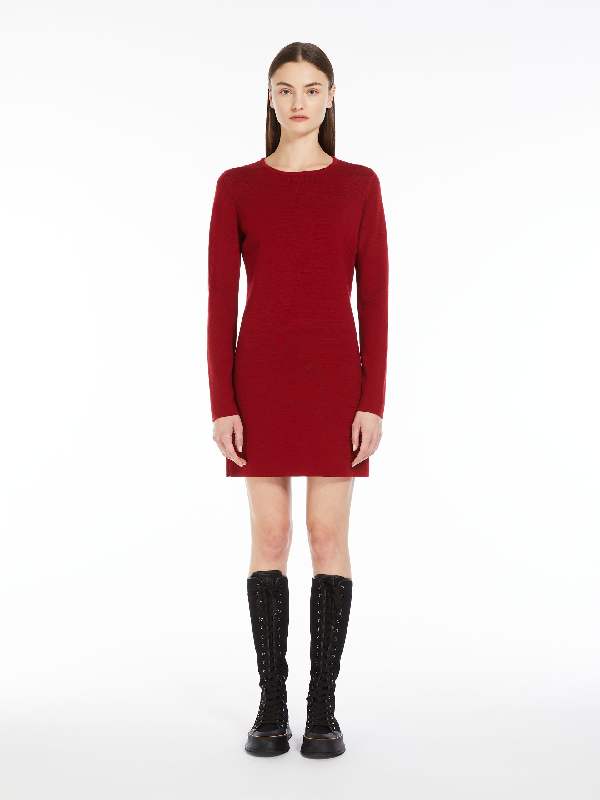 ERIDANI Wool yarn mini dress - 3