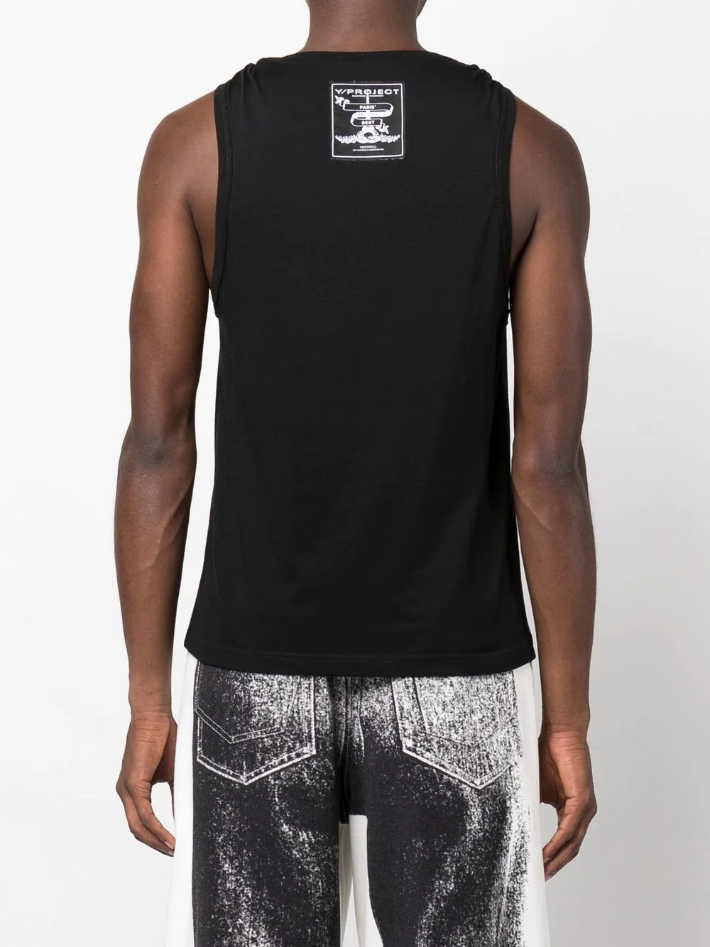 twist-shoulder tank top - 4