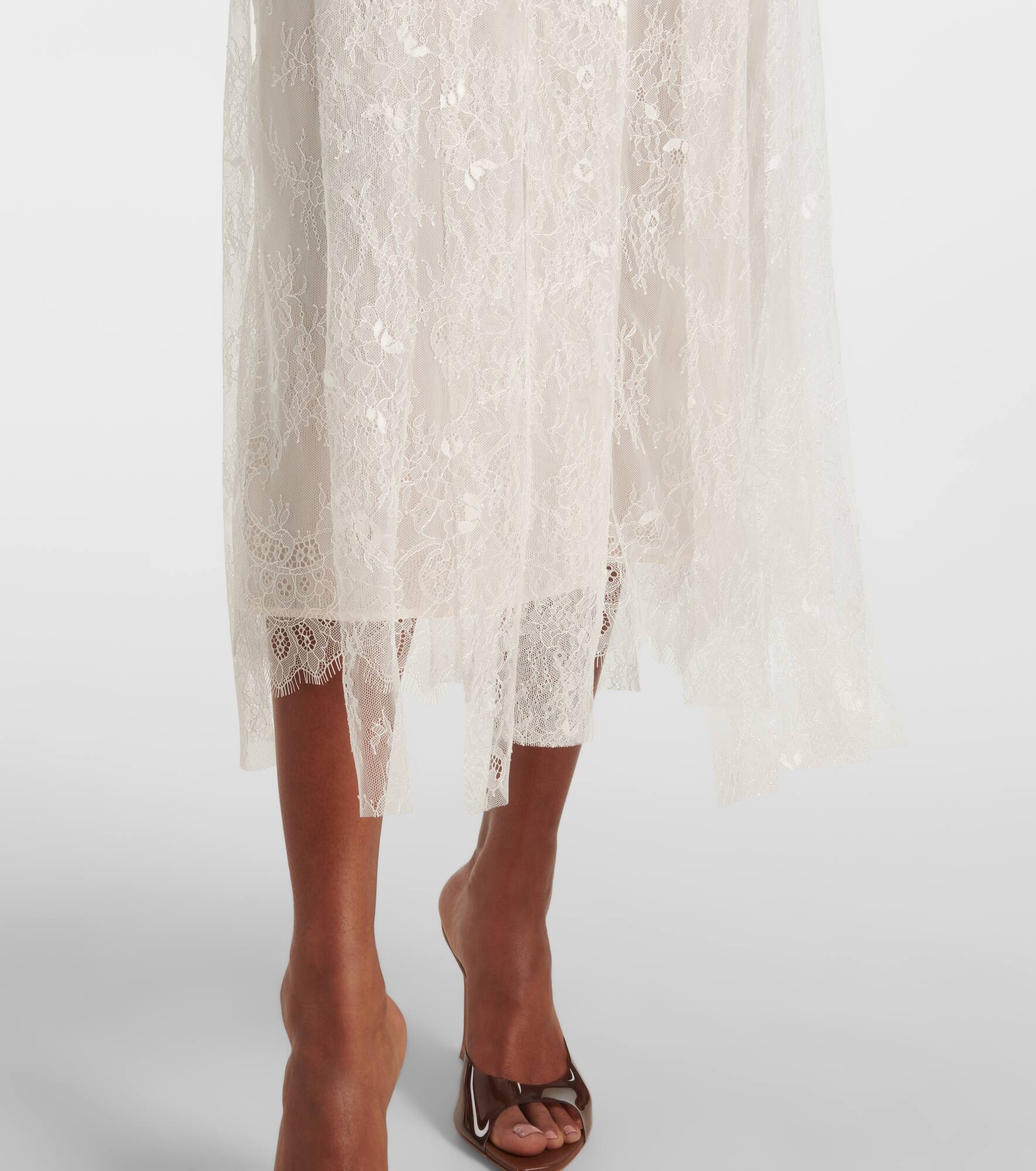 Lace slip dress - 5