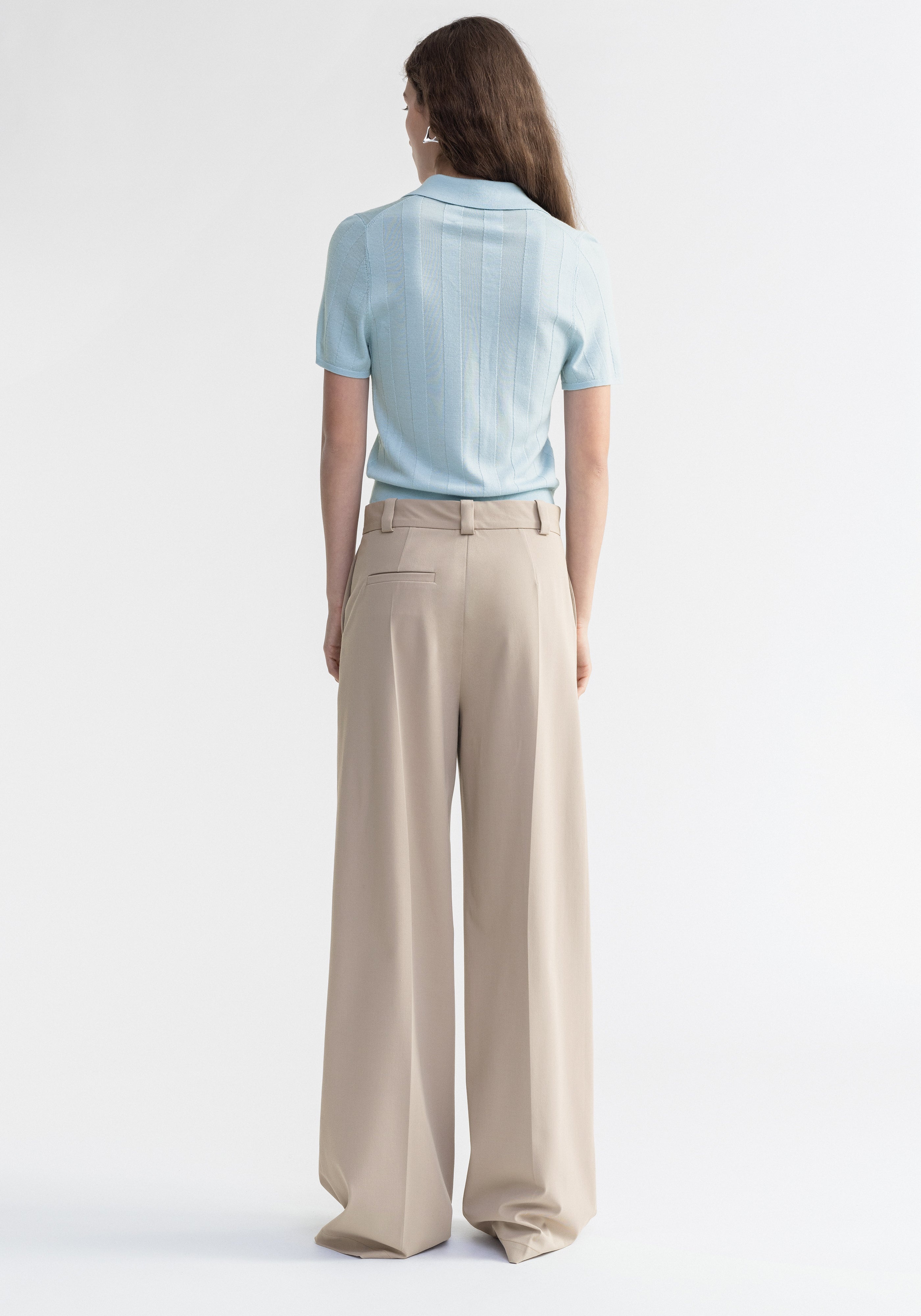 TOSCA
Extrafine merino wool polo - 4
