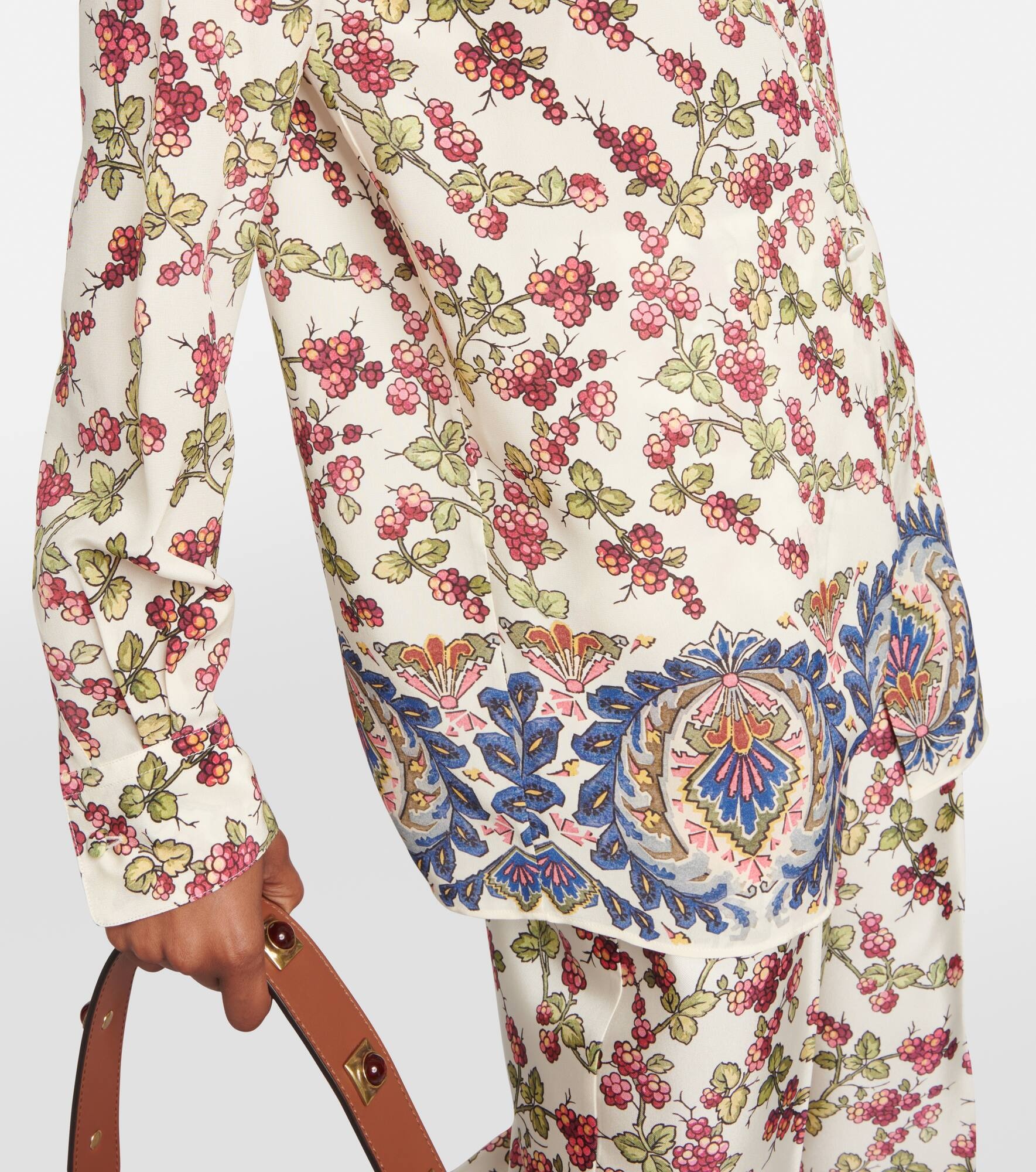 Printed silk shirt - 5