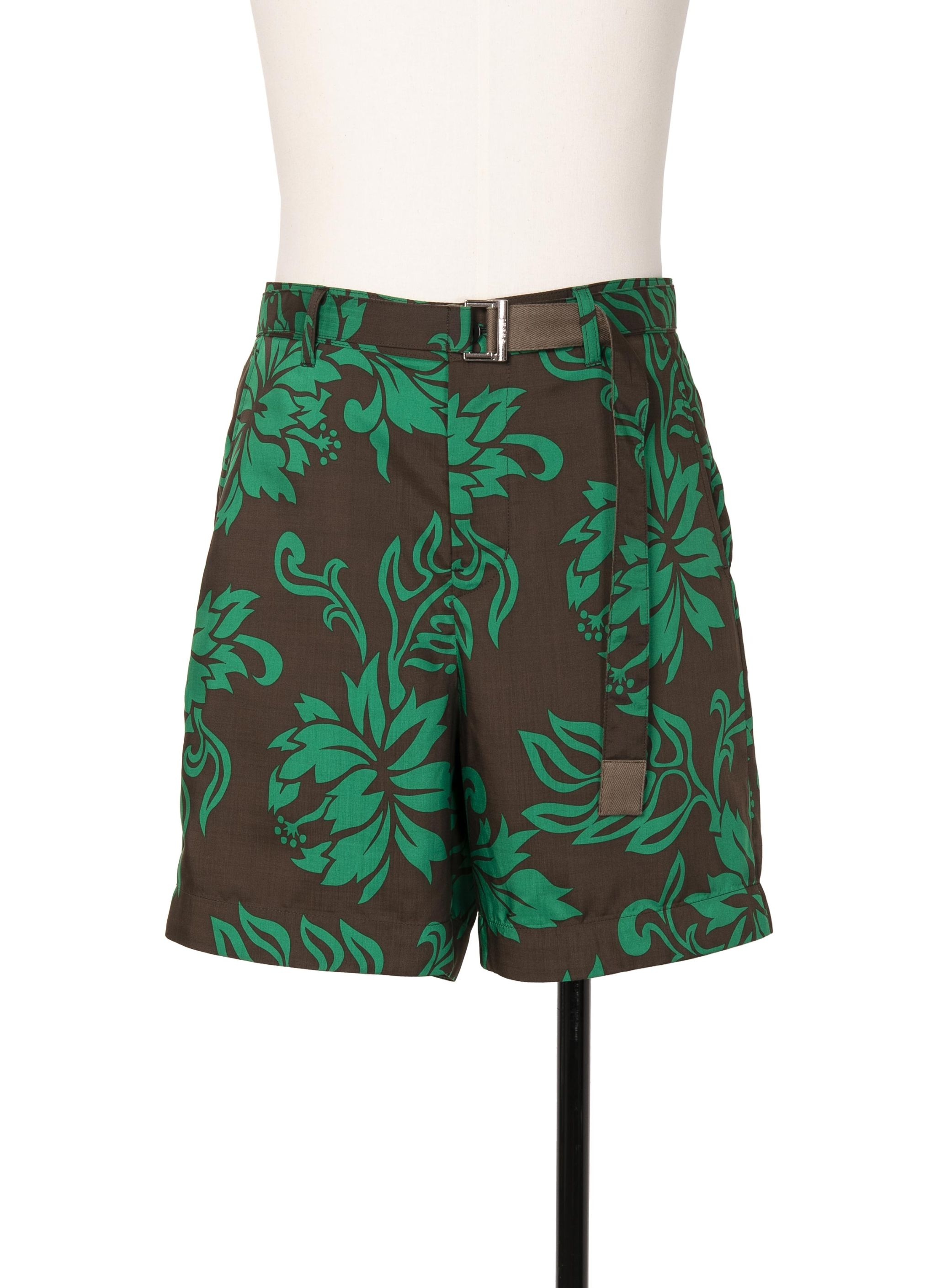 Floral Print Shorts - 1