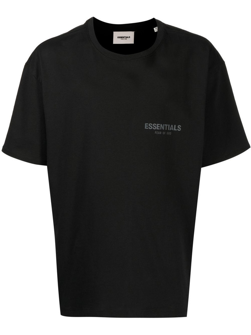 logo-print cotton T-shirt 1
