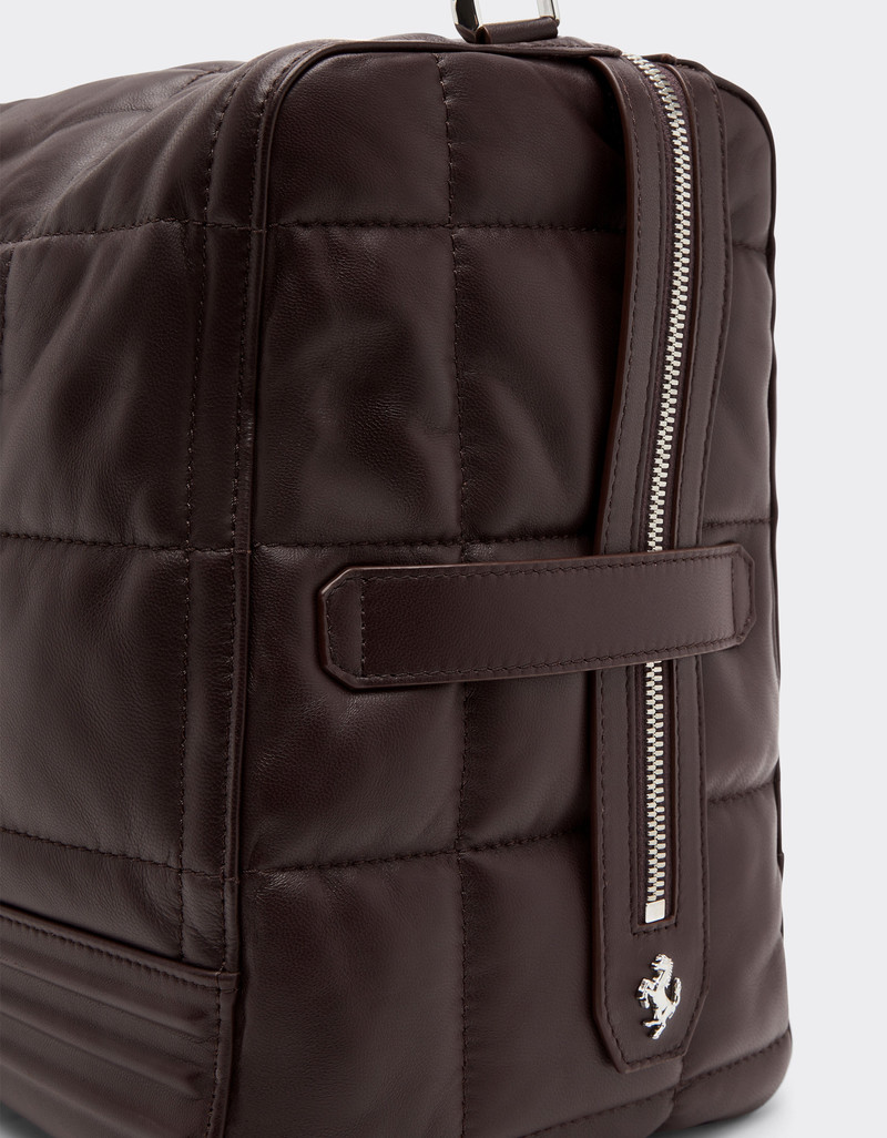 Ferrari GT Soft shoulder bag in quilted leather 8