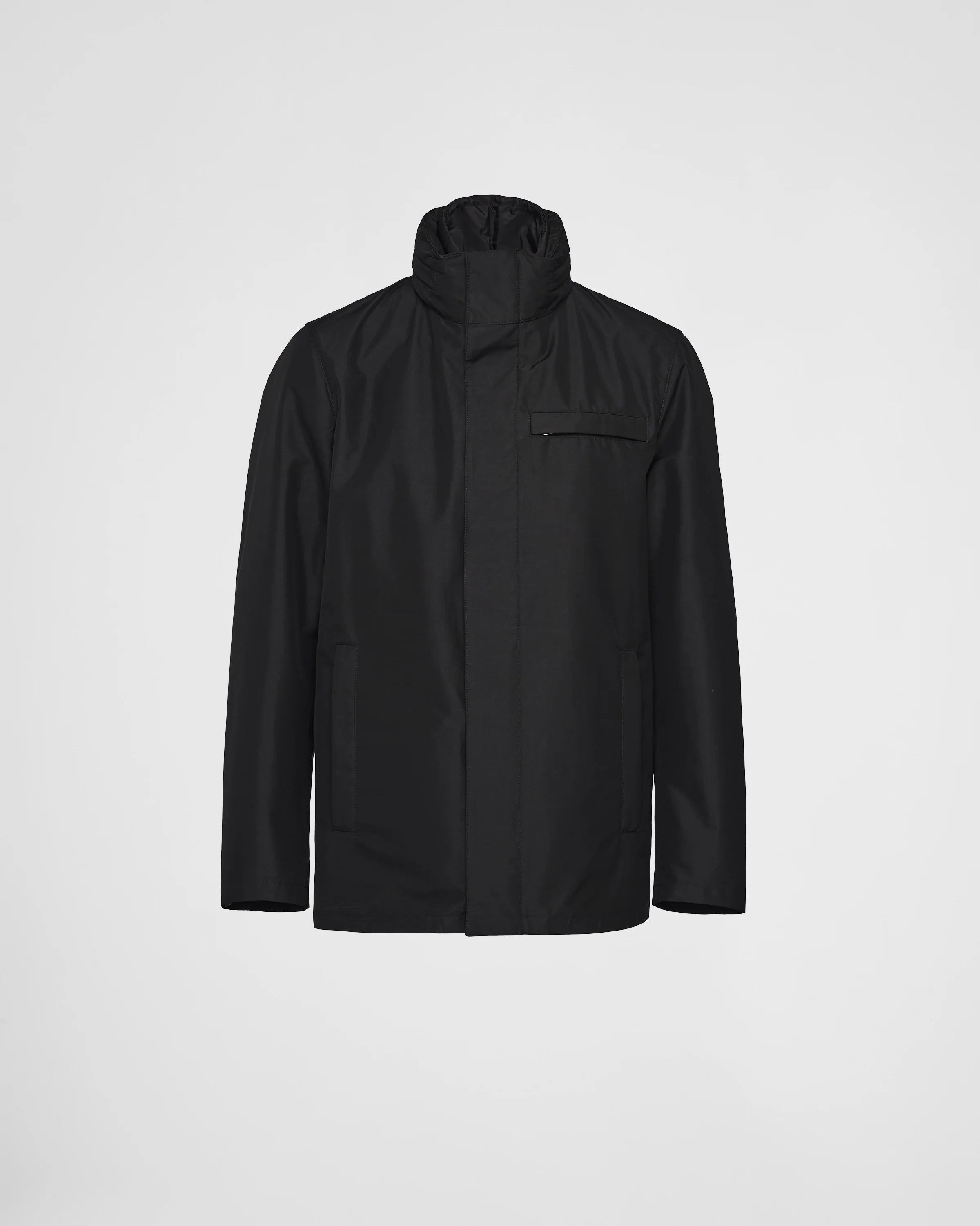 Technical fabric blouson jacket - 1
