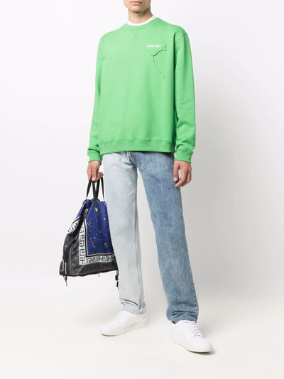 Valentino flower patch logo sweatshirt outlook