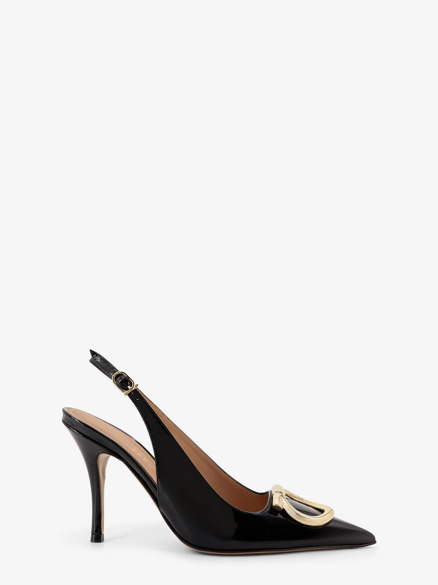 Ferragamo Women Sara Patent Leather Slingback Pumps - 1