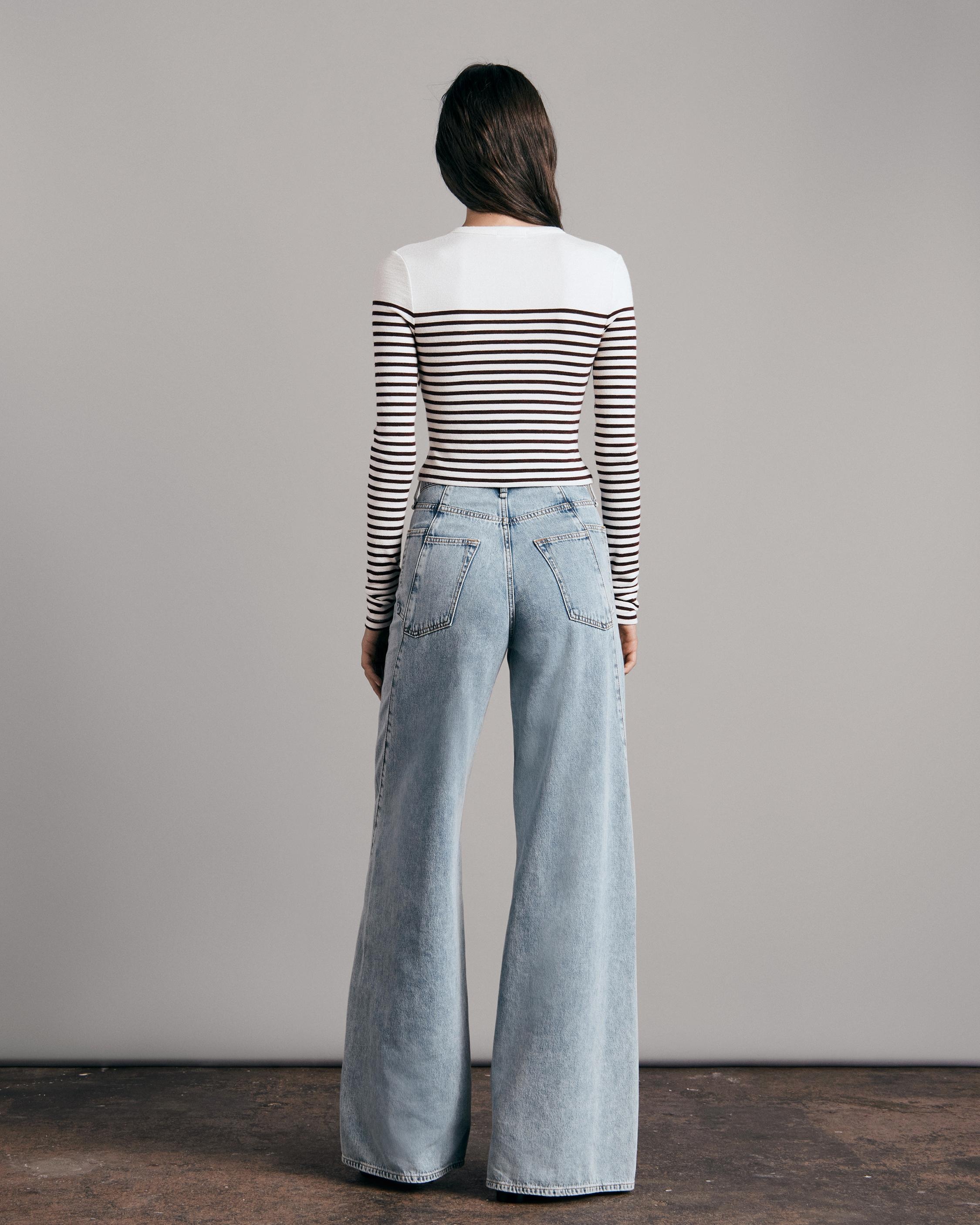 Breton Stripe Jersey Cardigan
Classic Fit Sweater - 5