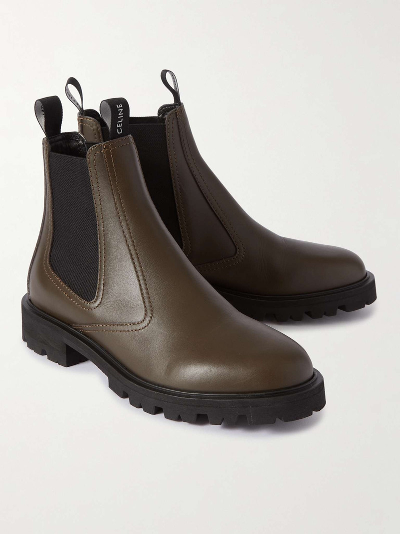 Margaret Waxed-Leather Chelsea Boots 4