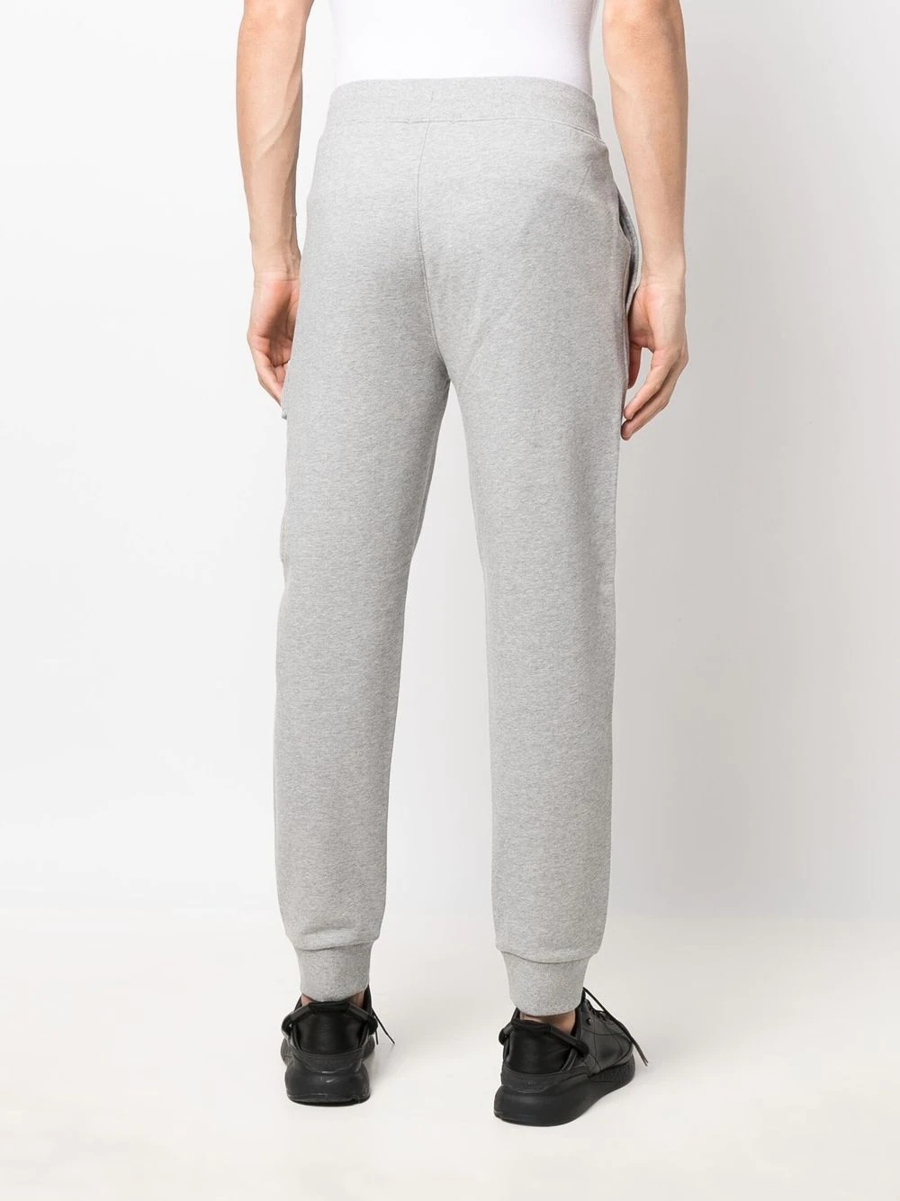 Lens-detailed cotton track pants - 4