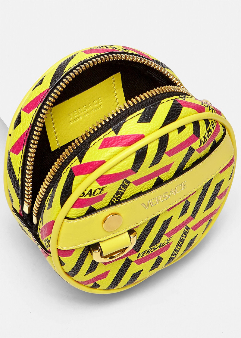 La Greca Signature Modular Round Pouch 4