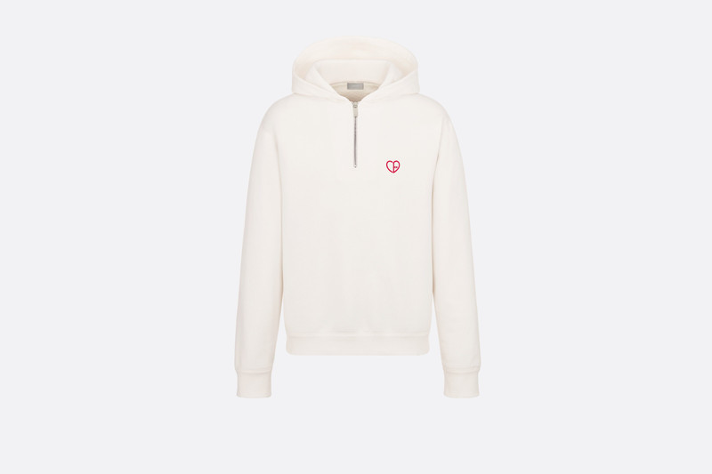 CD Heart Relaxed-Fit Hooded Sweatshirt 1