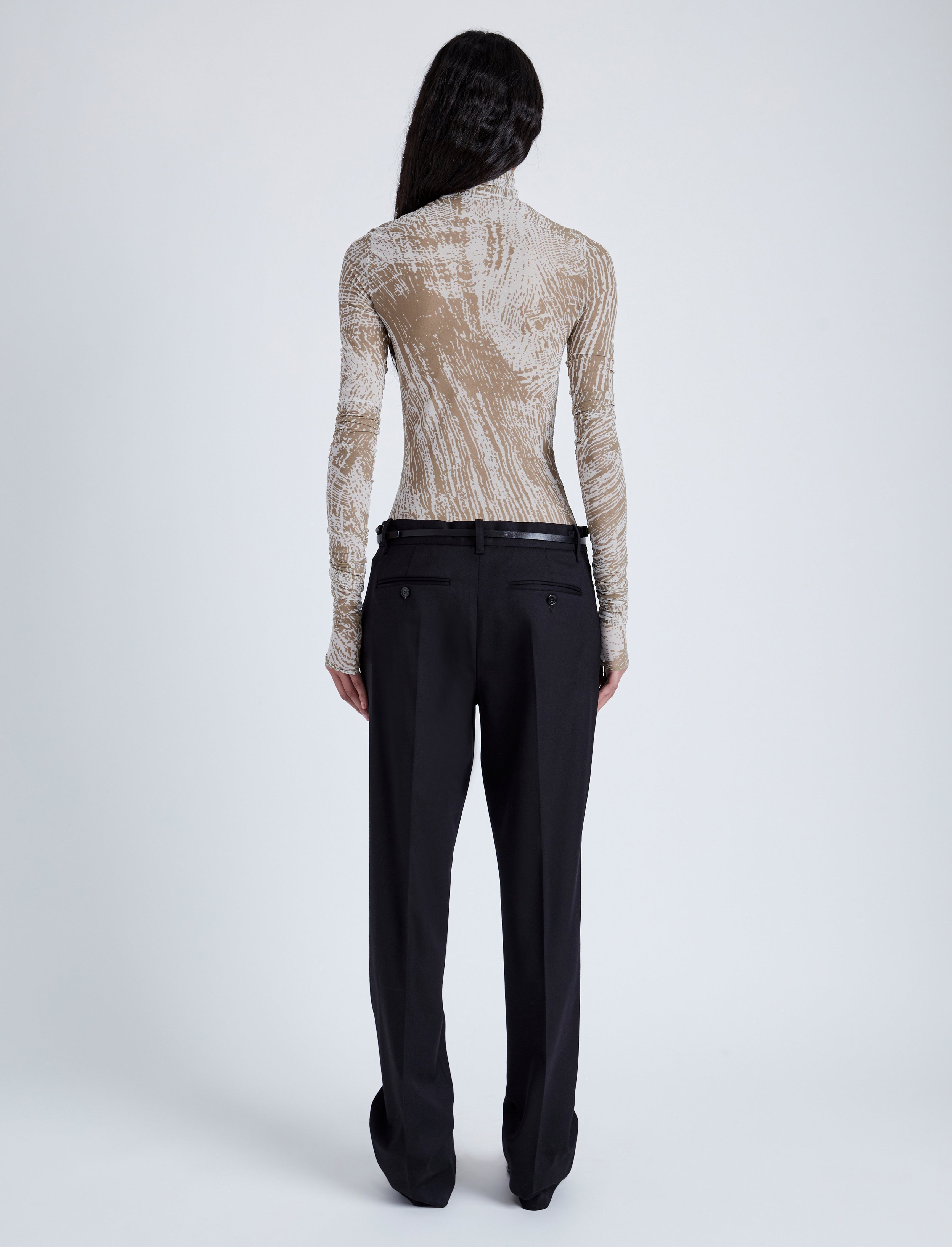 Rio Top in Printed Tulle Jersey - 5