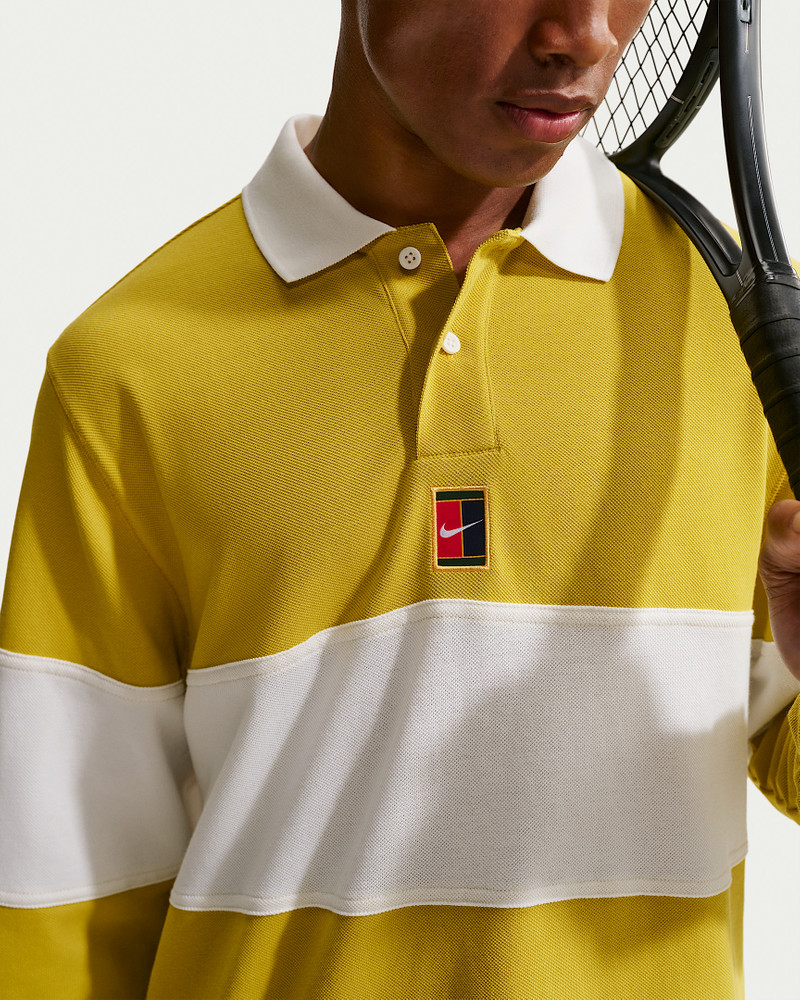 NikeCourt Heritage Men's Tennis Long-Sleeve Polo 3