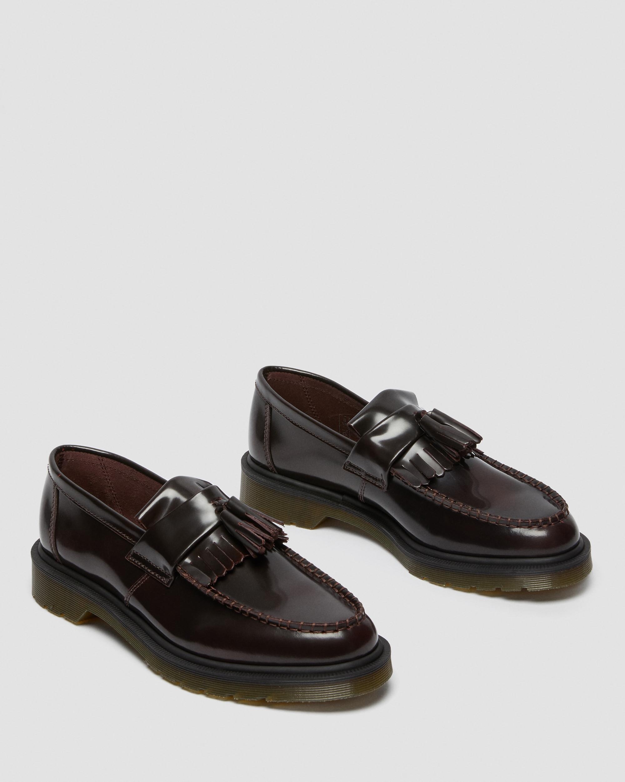 Adrian Arcadia Leather Tassel Loafers - 9