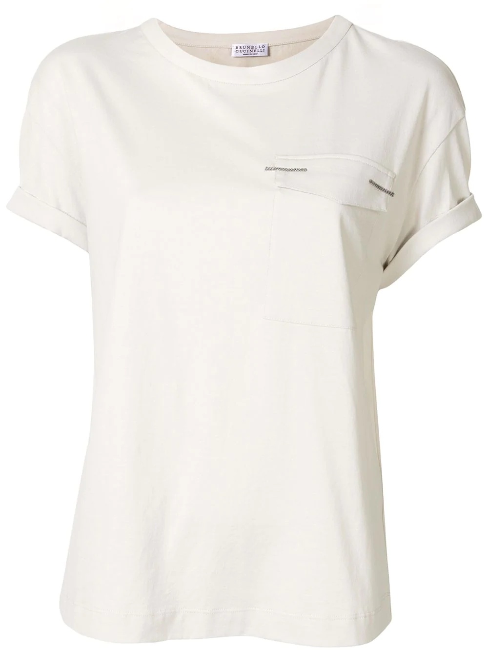 monili embellished chest pocket T-shirt - 1