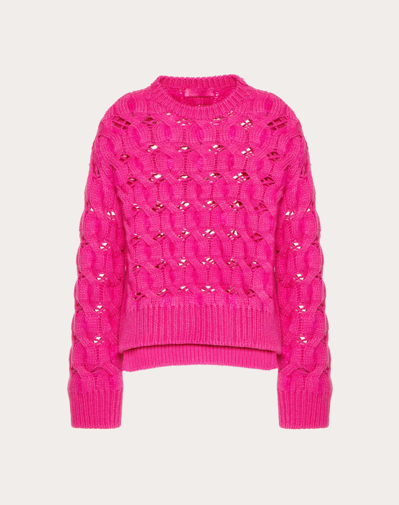 KNITTED MOHAIR WOOL SWEATER 1